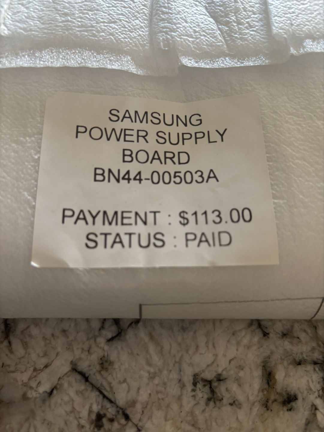 Samsung BN44-00503A Power Supply Board