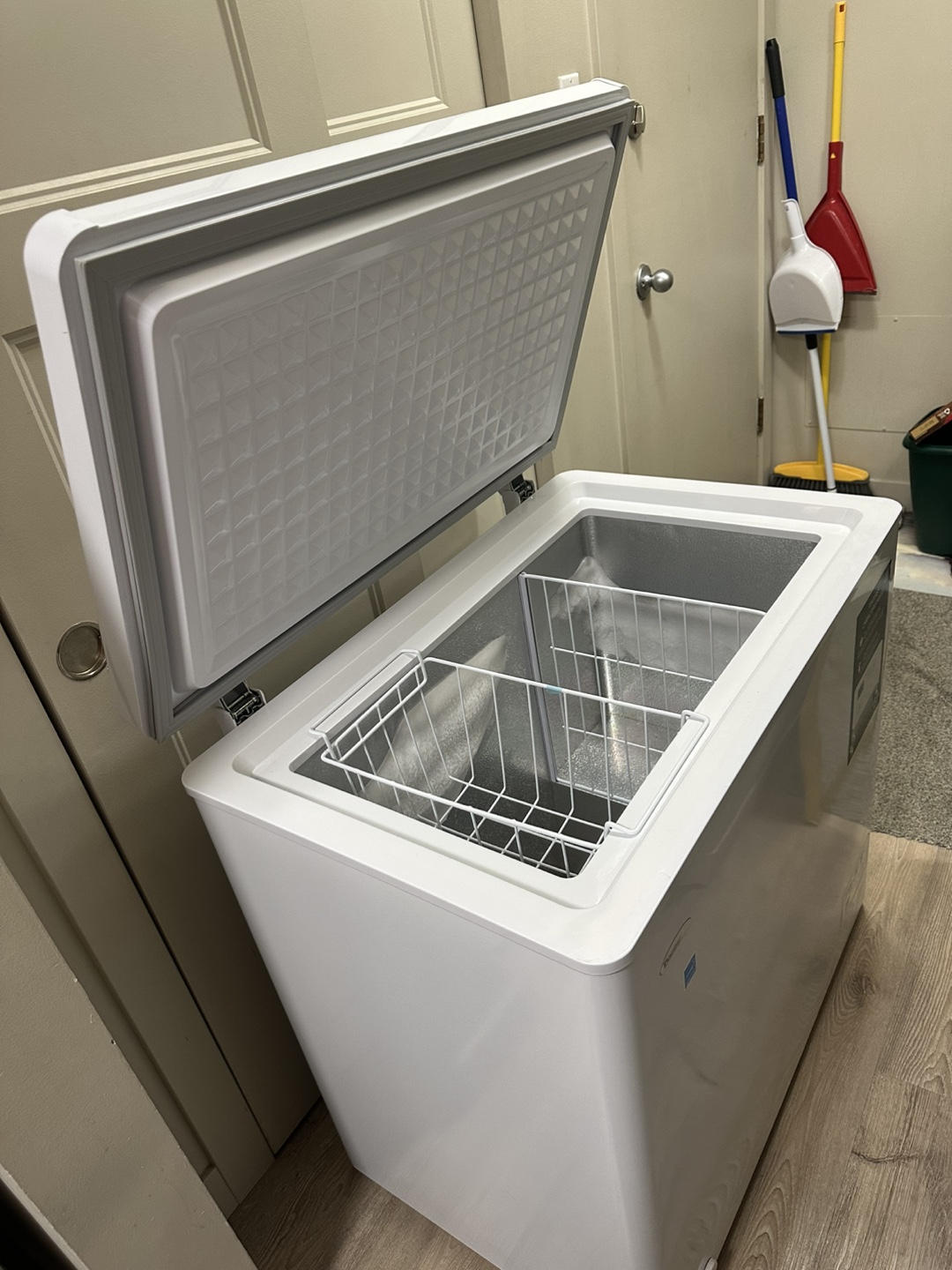 Essentially a like-new Danby apartment-size freezer. - photo 4