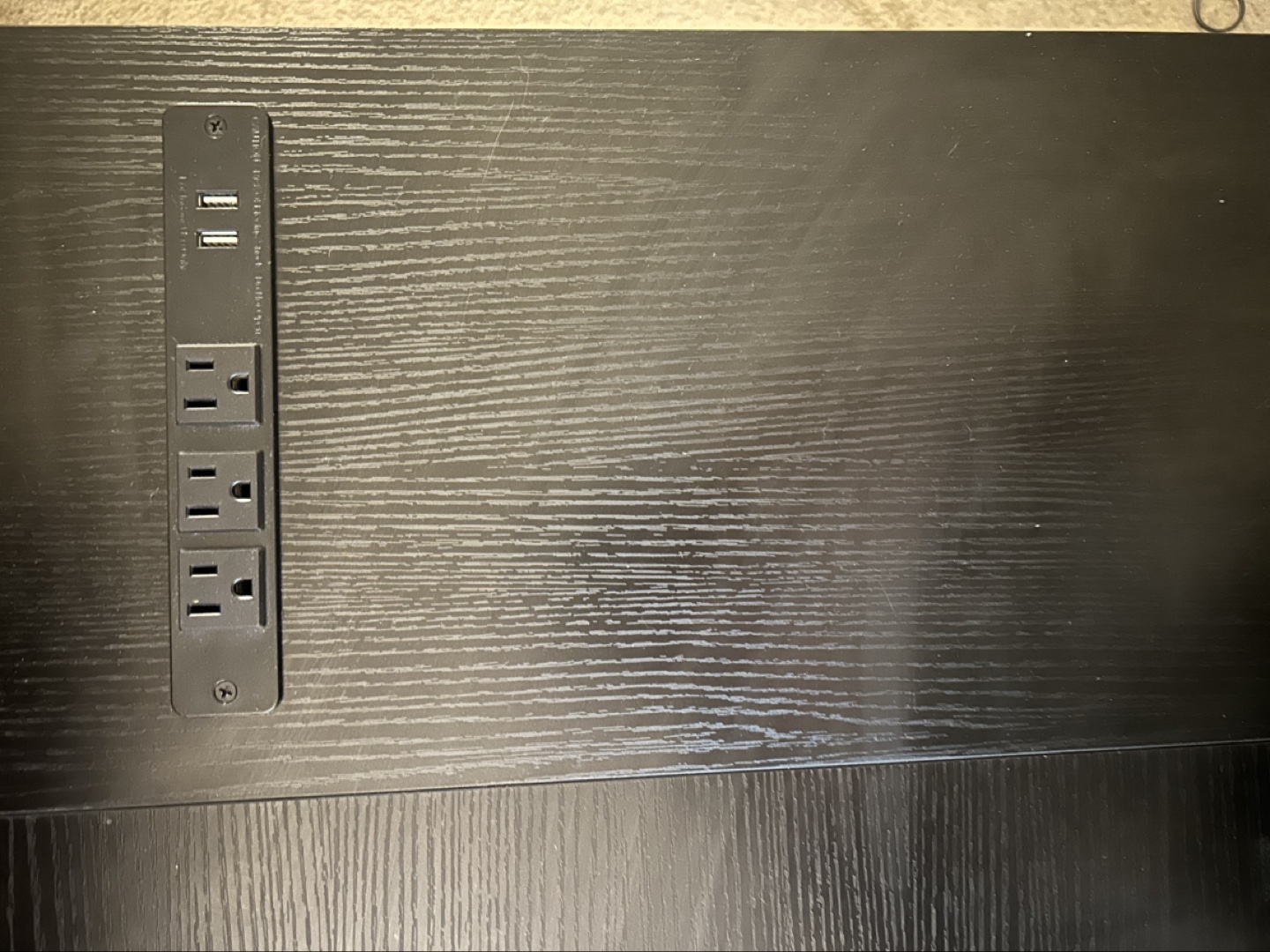L-Shaped Computer Desk with Built-in Power Strip and Storage - photo 2