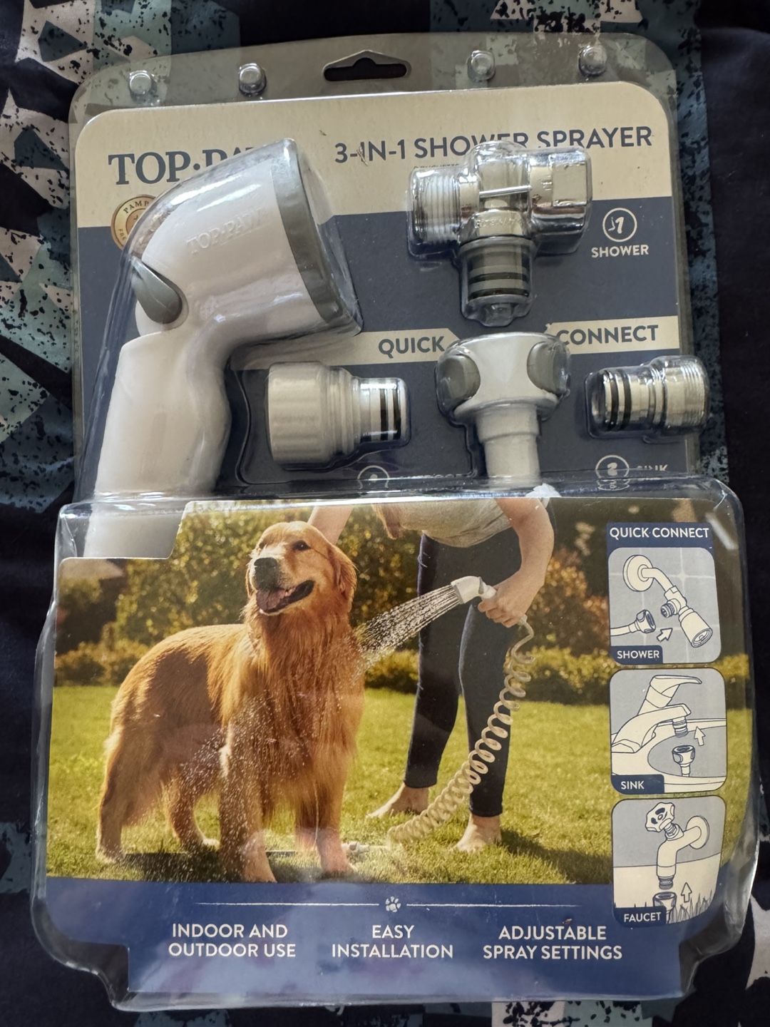Top Paw 3-in-1 Shower Sprayer for Dogs - photo 3