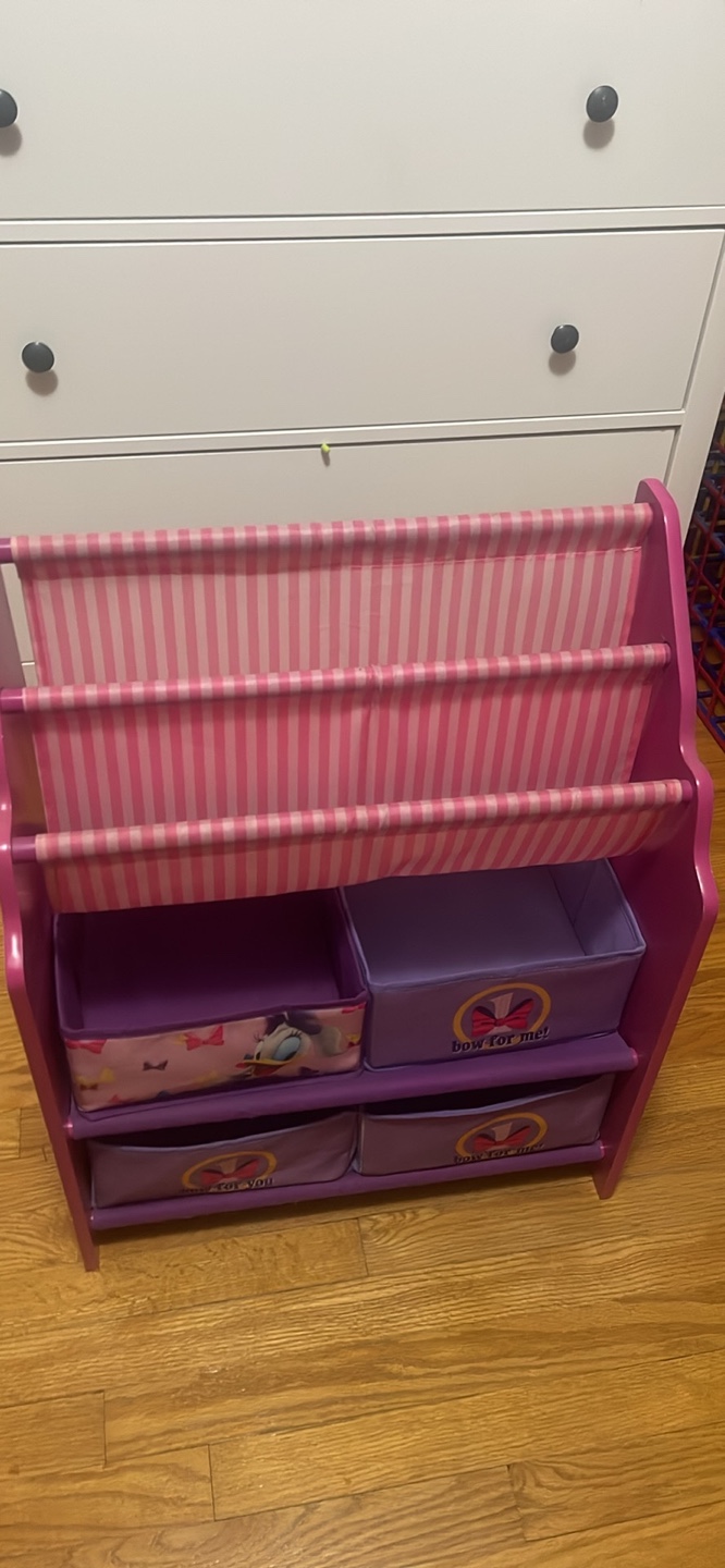 Minnie Mouse Kids Bookcase and Toy Organizer - photo 2