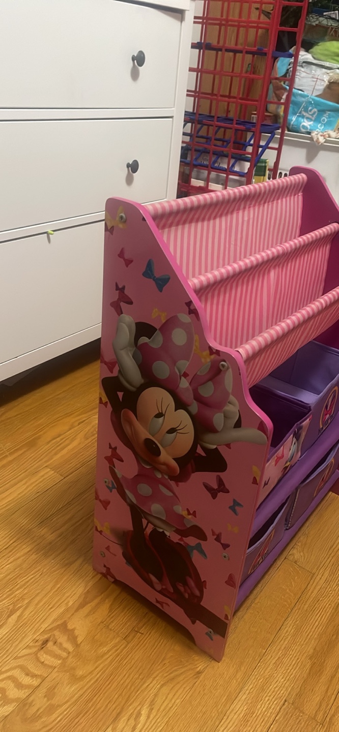 Minnie Mouse Kids Bookcase and Toy Organizer - photo 4