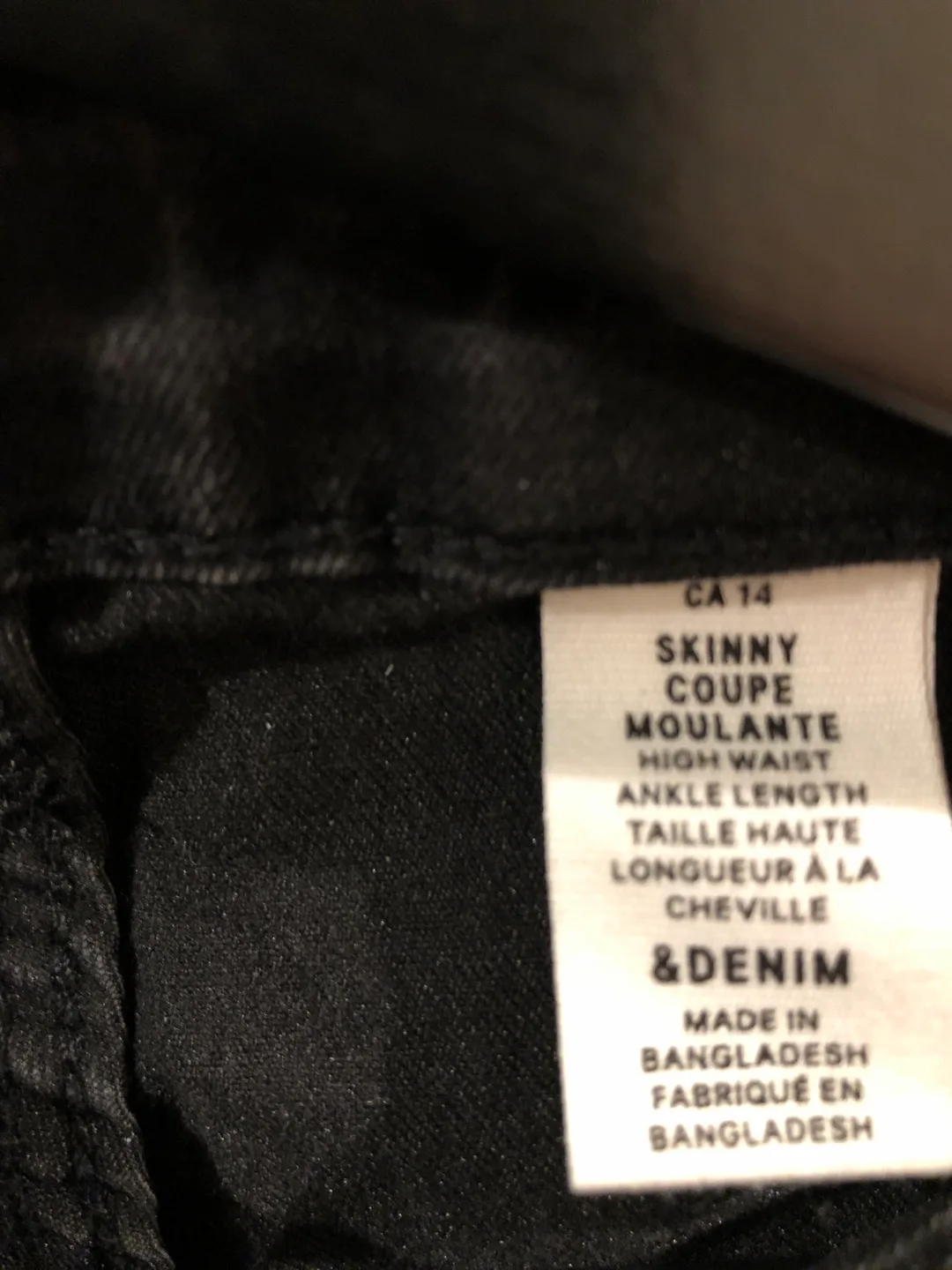 Spring Clothing H&M Black Skinny Jeans - Size 14 💚 image indicator(2)