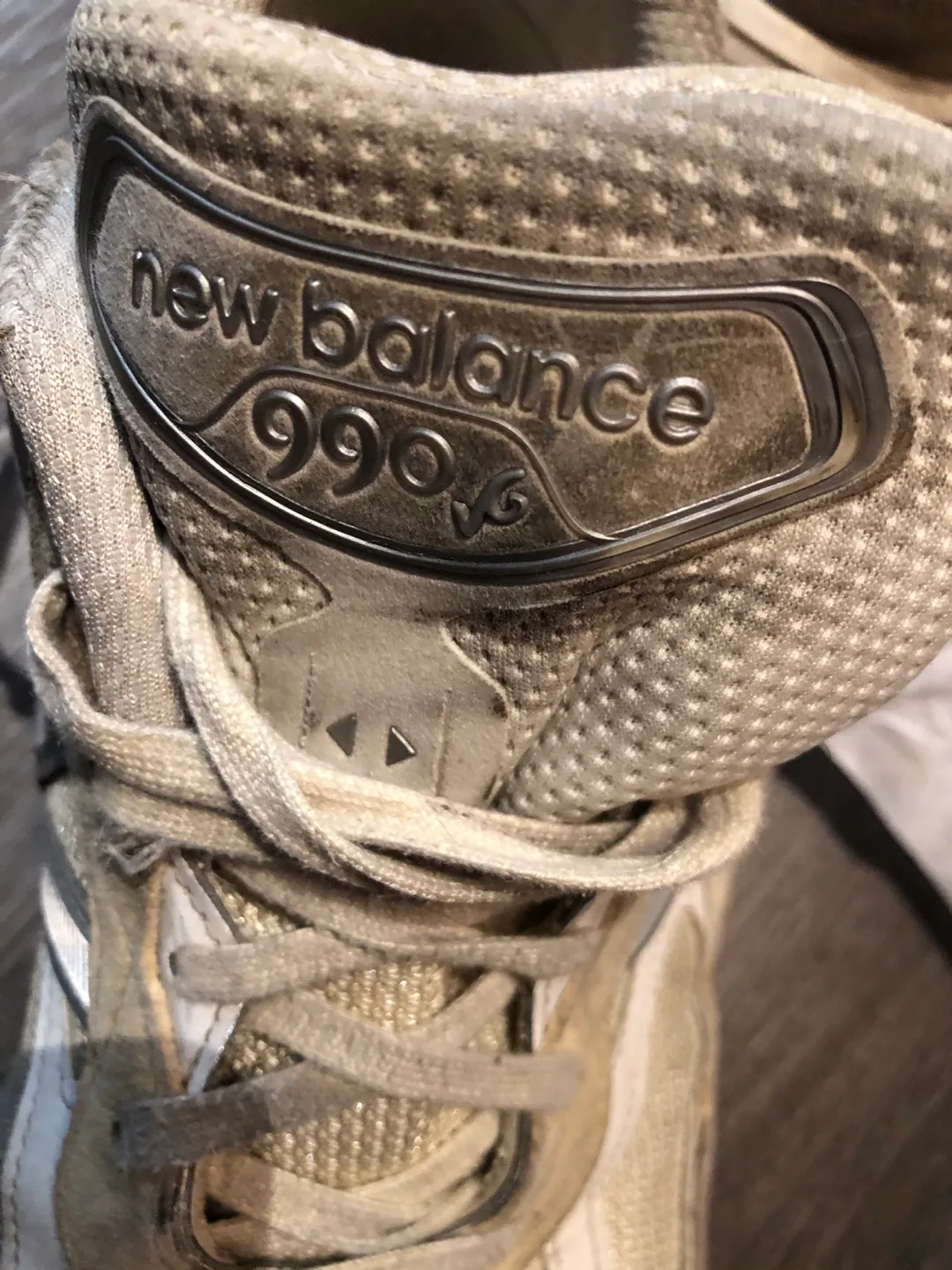 💚 New Balance 990v3 Sneakers, US14UK 131/2, Worn image indicator(5)