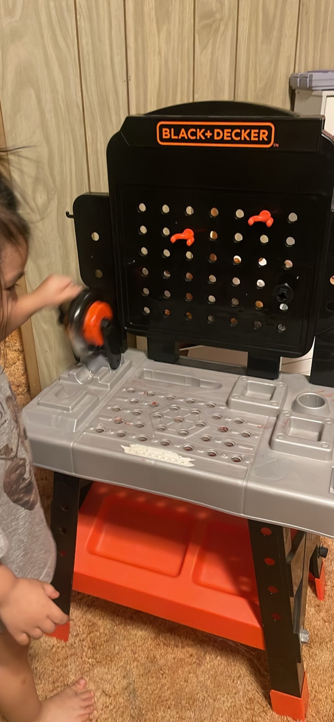 Black+Decker Kids' Workbench Toy ( no tool ) - photo 5