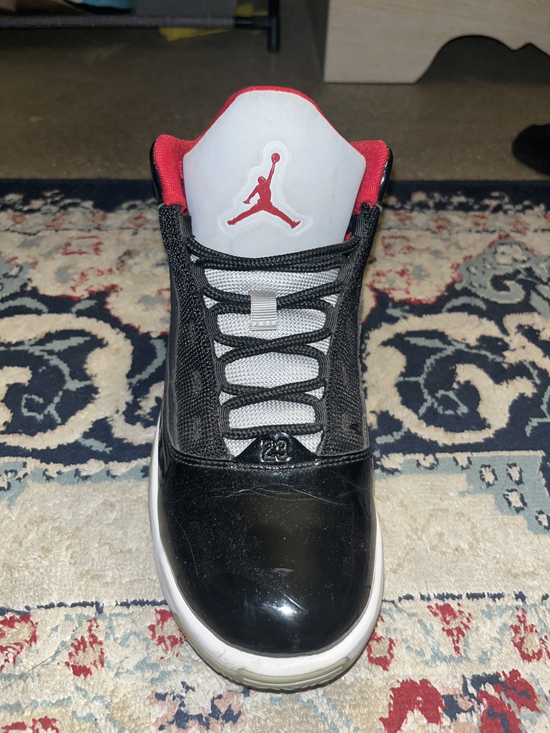 Jordan Jumpman Team 1 Mid Black/Varsity Red - photo 2