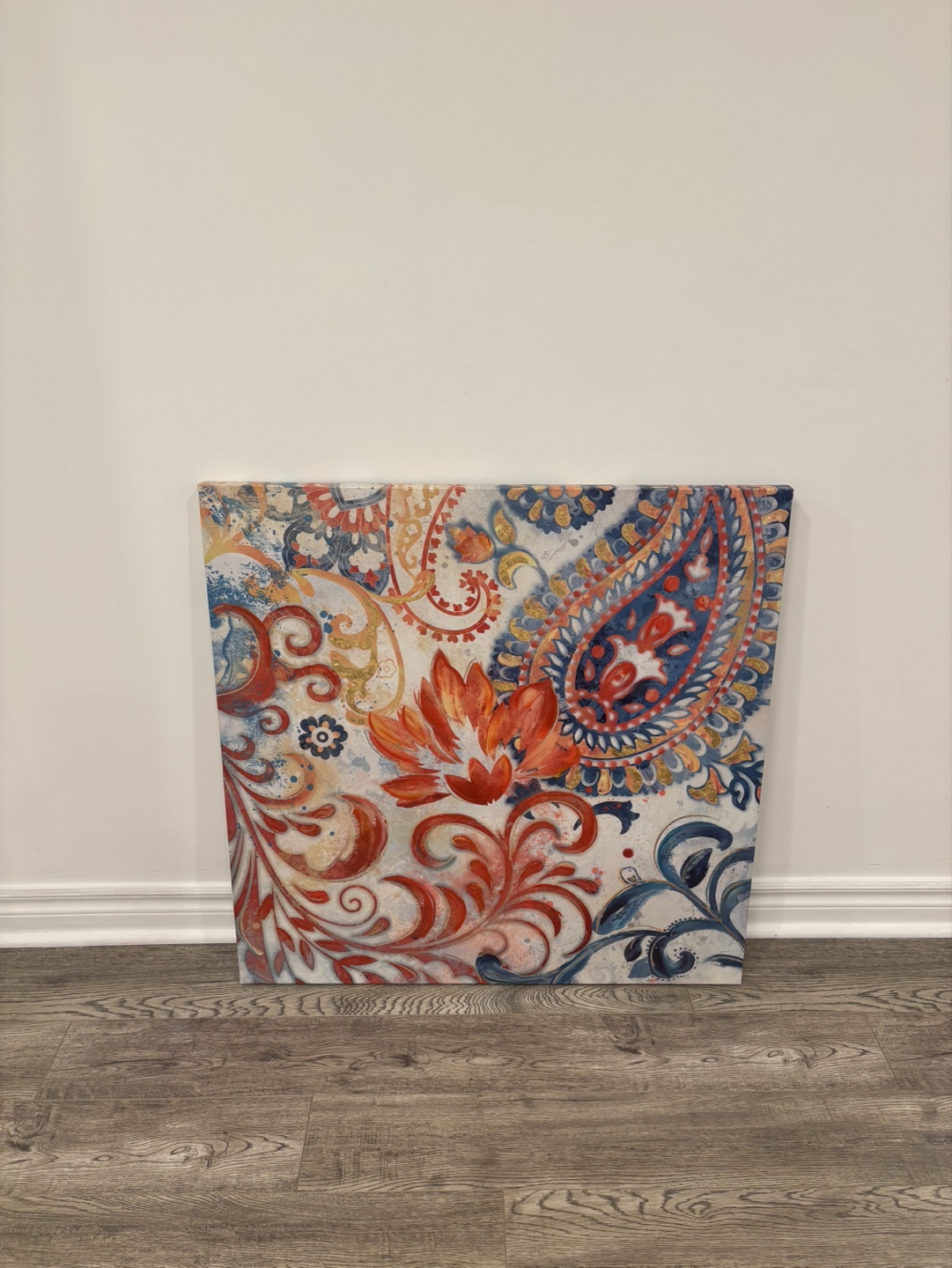 Large Floral Canvas Wall Art