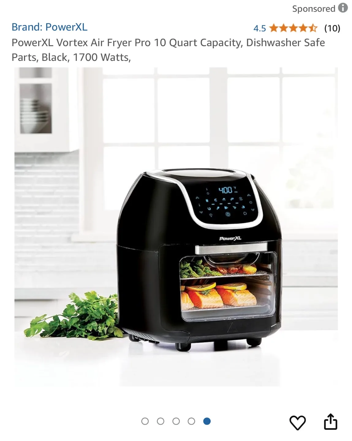 PowerXL Vortex Air Fryer Pro Plus 10Qt image indicator(3)