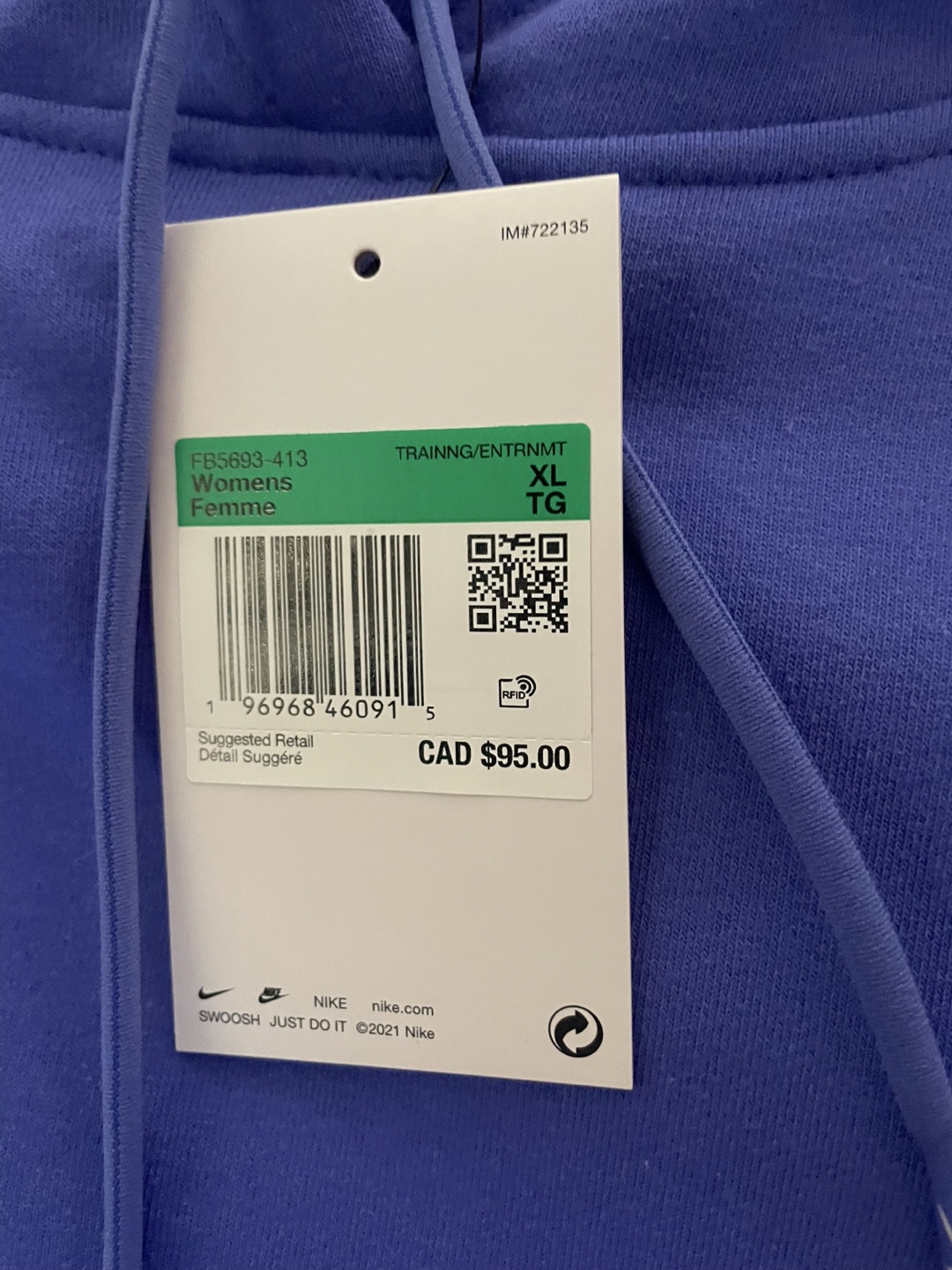 Nike Women's Training Hoodie - Size XL - photo 2