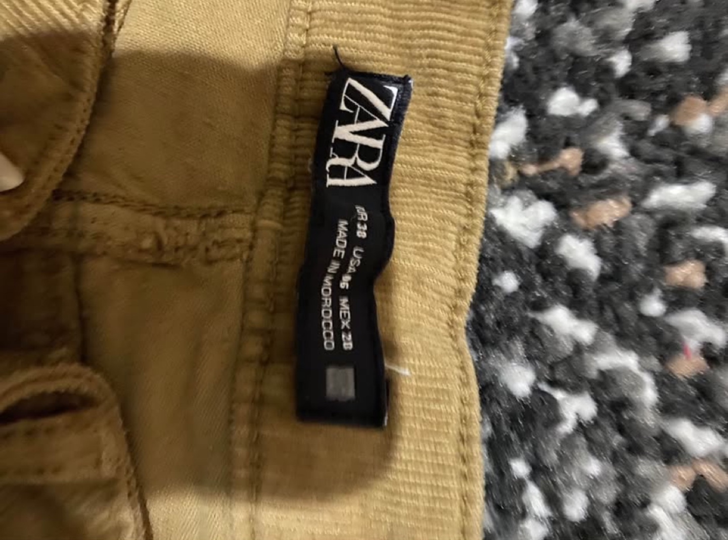 Zara Brown Corduroy Pants - photo 2