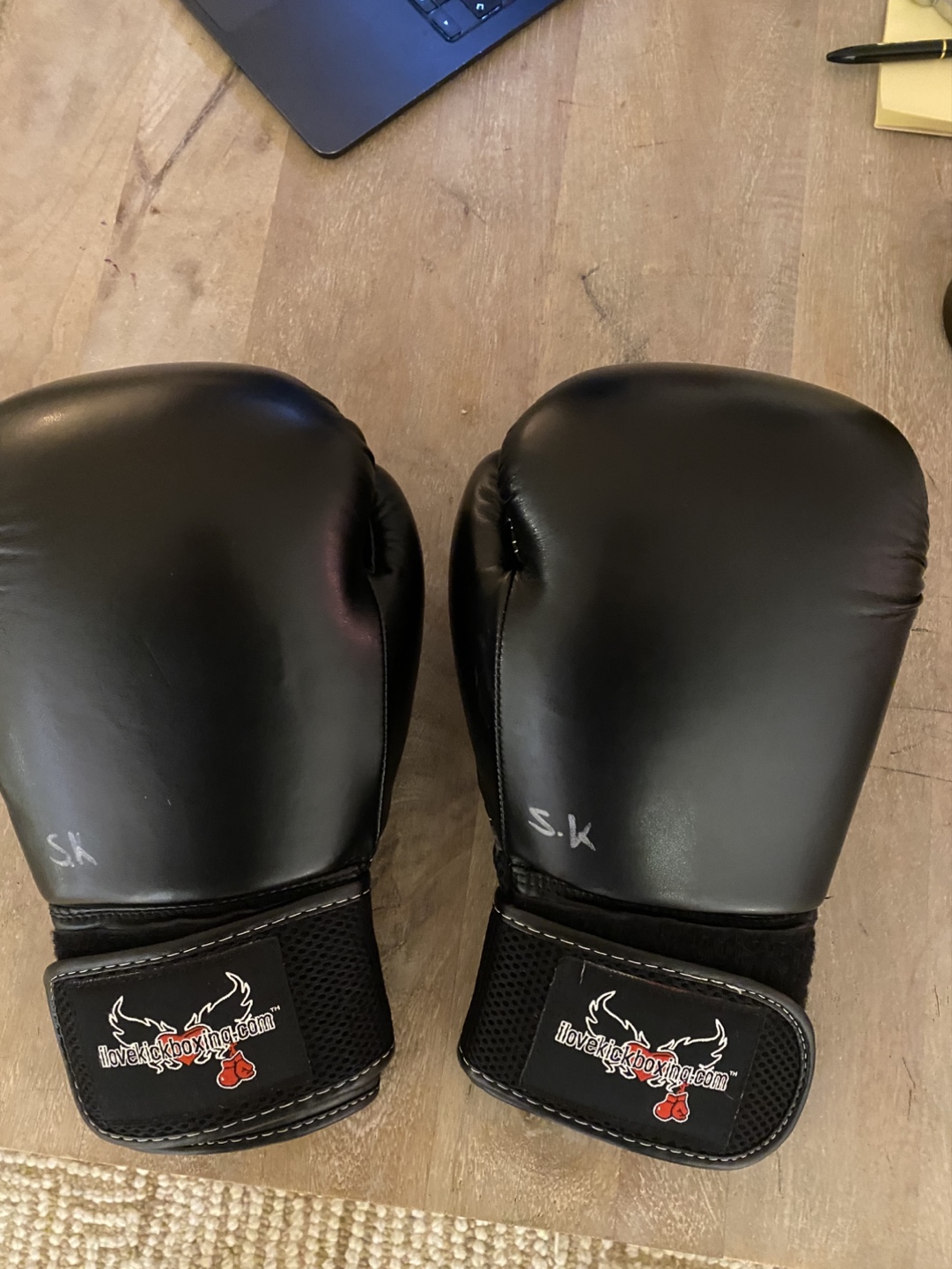 Black Boxing Gloves - Great for Training
