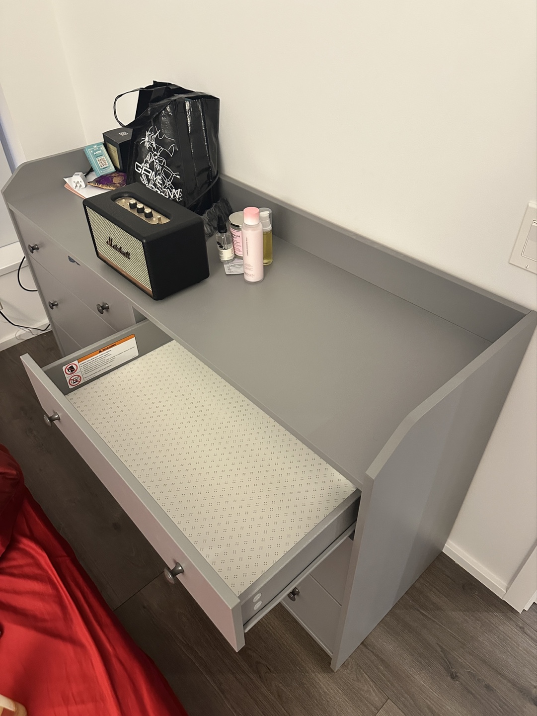 ikea Grey Six-Drawer Dresser - photo 2