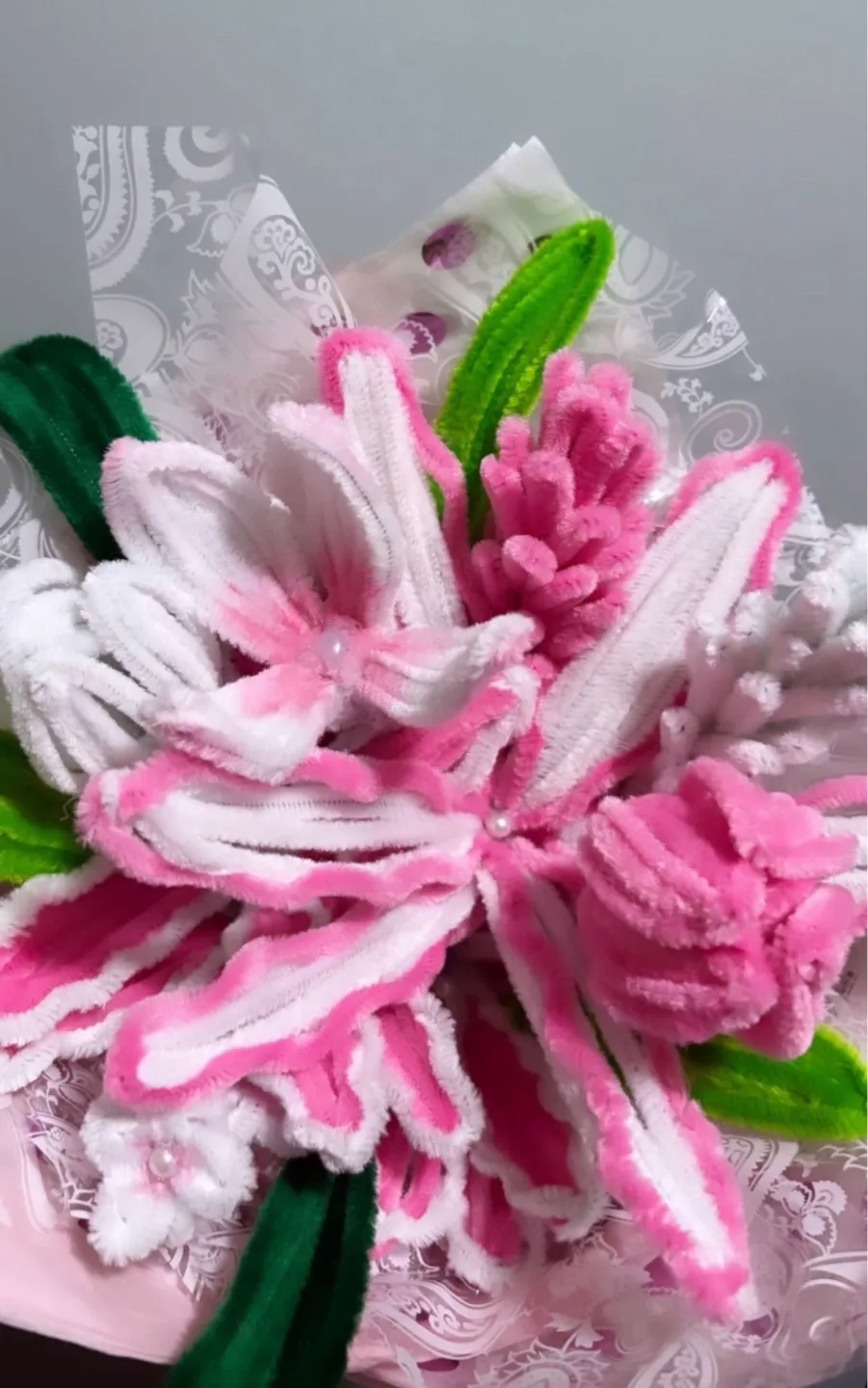 Handmade Pipe Cleaner Flower Arrangements image indicator(6)