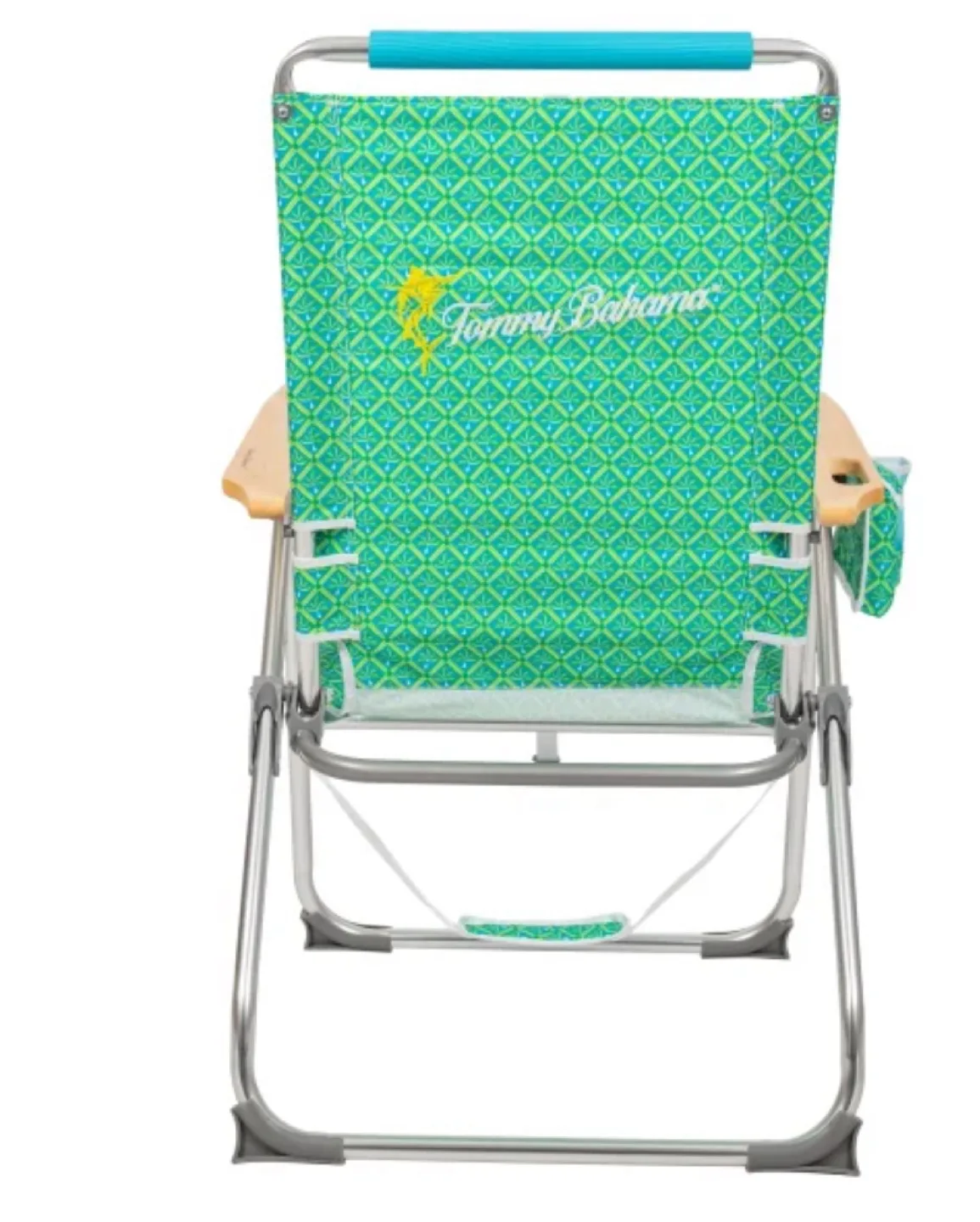 New Tommy Bahama Deck Porch Backyard Beach Chair + Cup Holder image indicator(2)