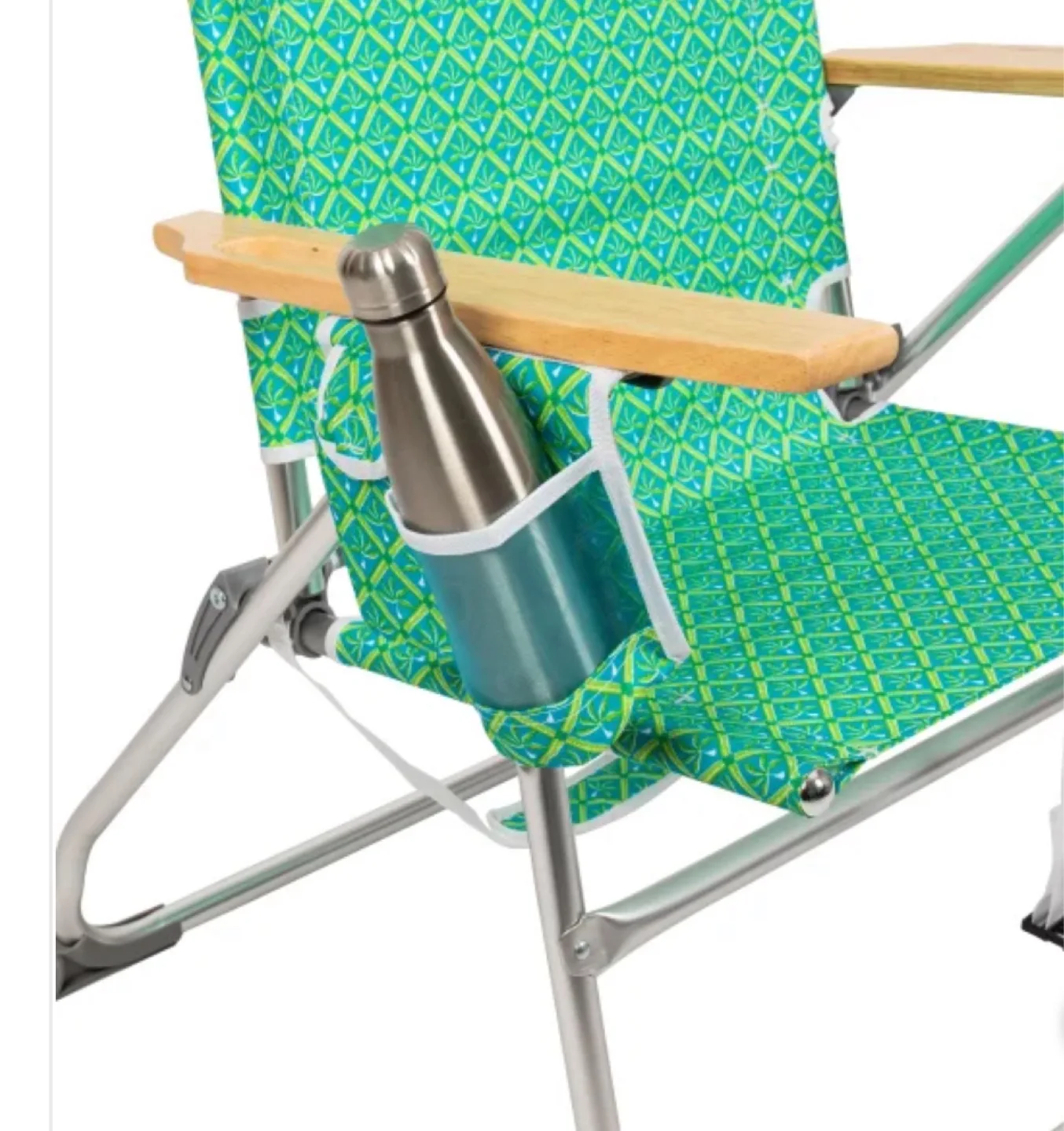 New Tommy Bahama Deck Porch Backyard Beach Chair + Cup Holder image indicator(3)