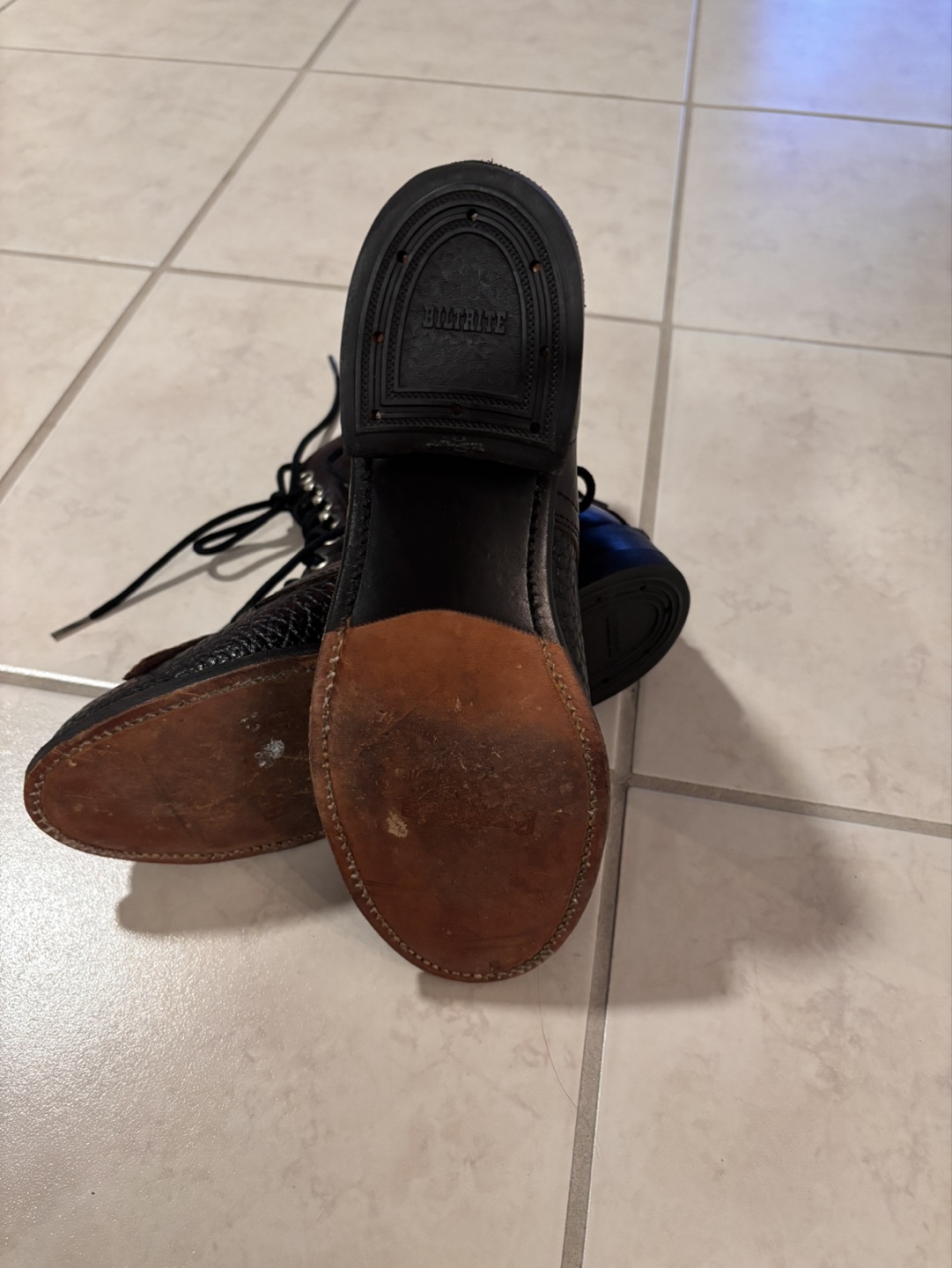 Vintage Leather Biltrite Boots - Size 6.5- Made in Canada - photo 4