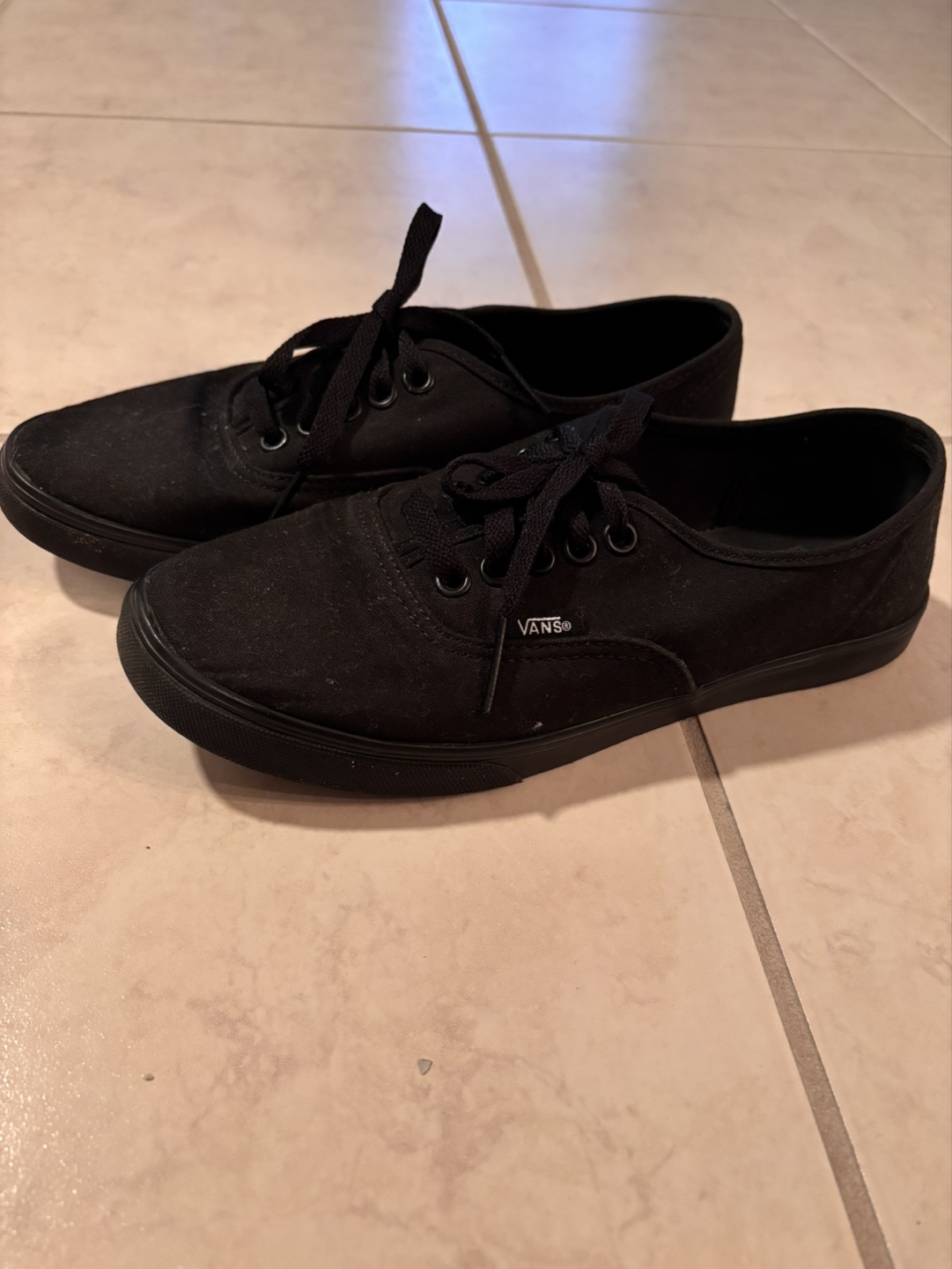 Vans Authentic Black Canvas Sneakers - photo 4