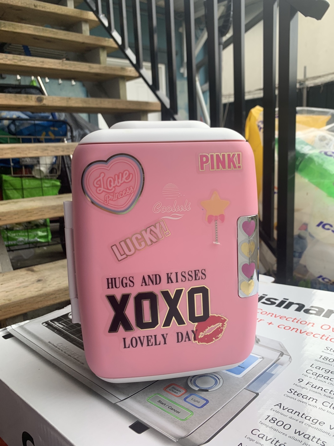 Classic 4 Litre Mini Fridge - Pink