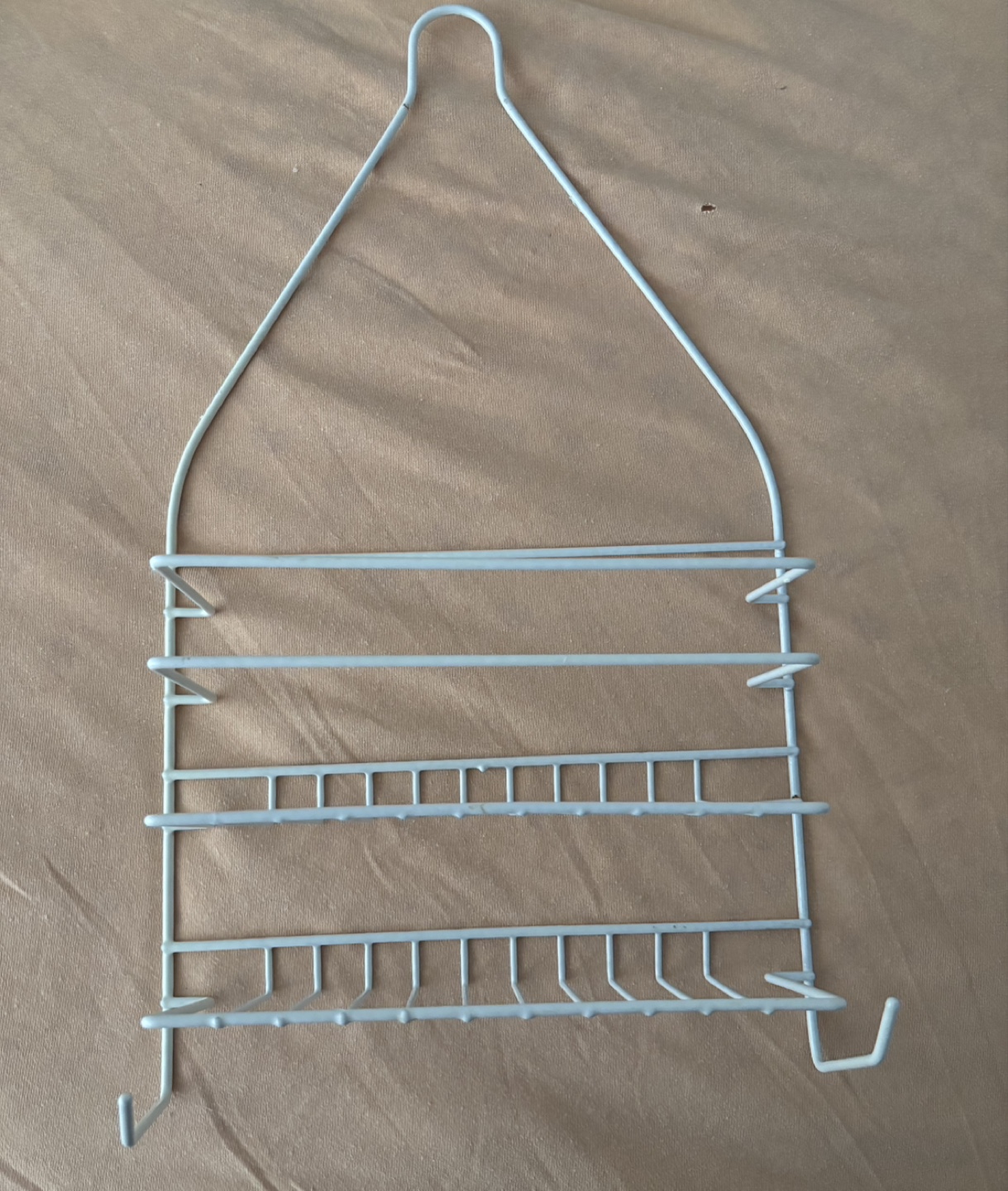 White Metal Shower Caddy