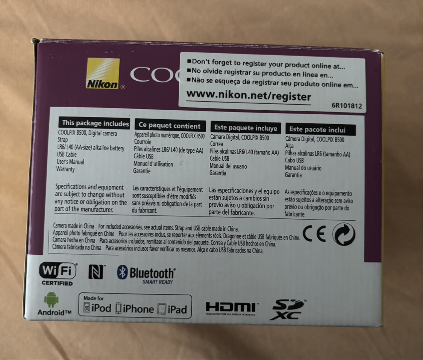 Nikon Coolpix B500 Digital Camera - Purple - photo 3