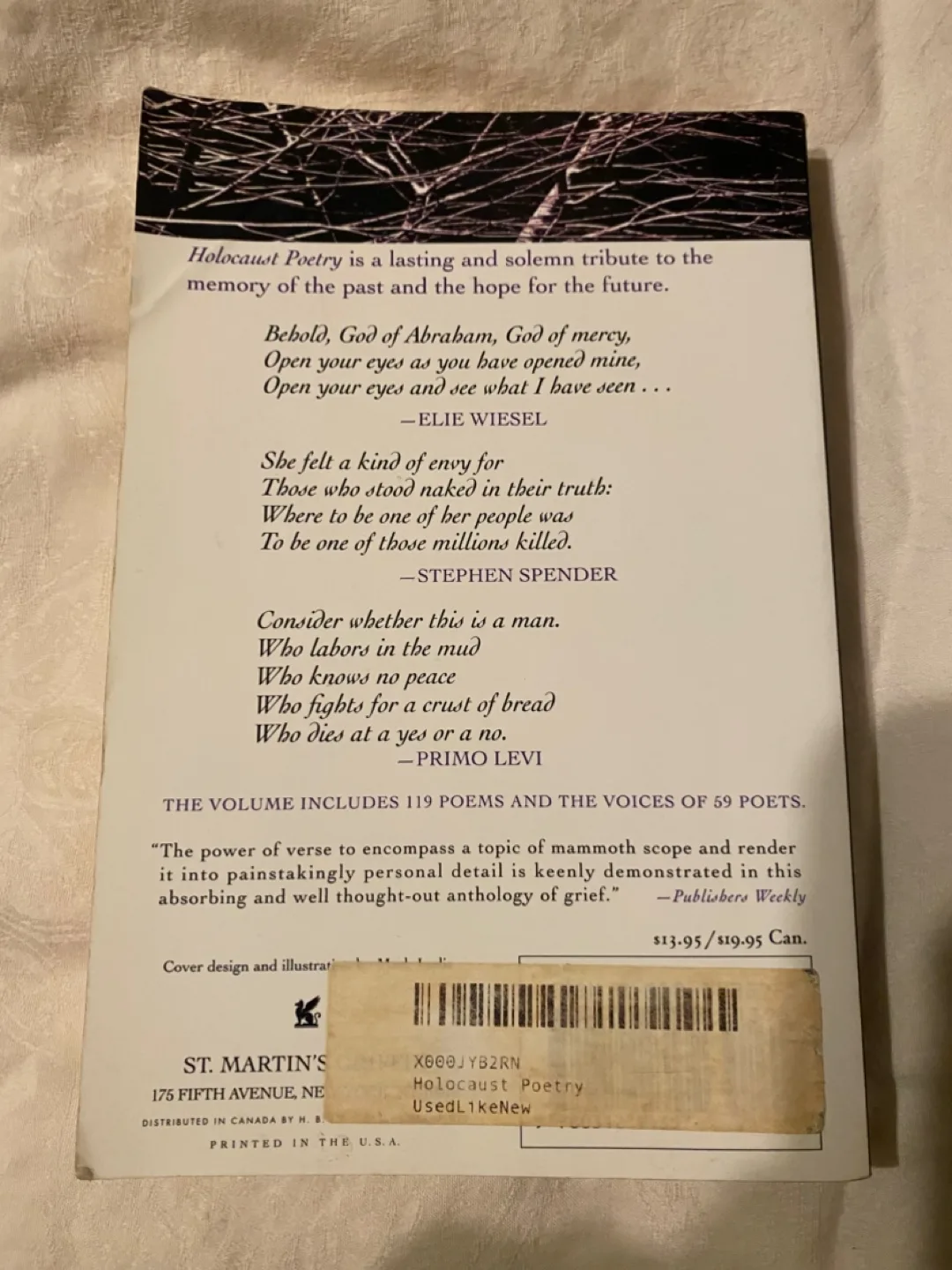 Holocaust Poetry by Hilda Schiff 💚 image indicator(2)