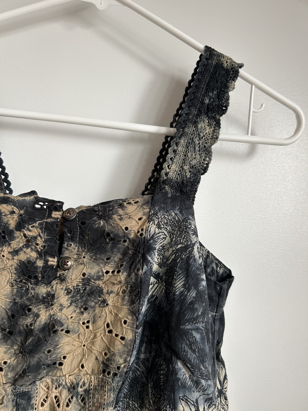 Black and Beige Floral Sundress - photo 3