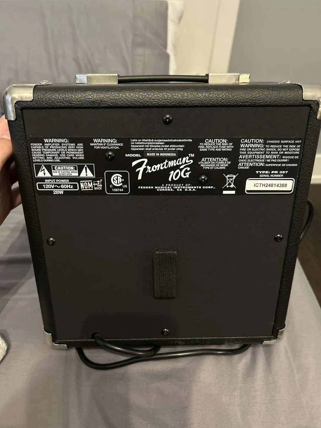 Fender Frontman 10G Guitar Amplifier image indicator(2)