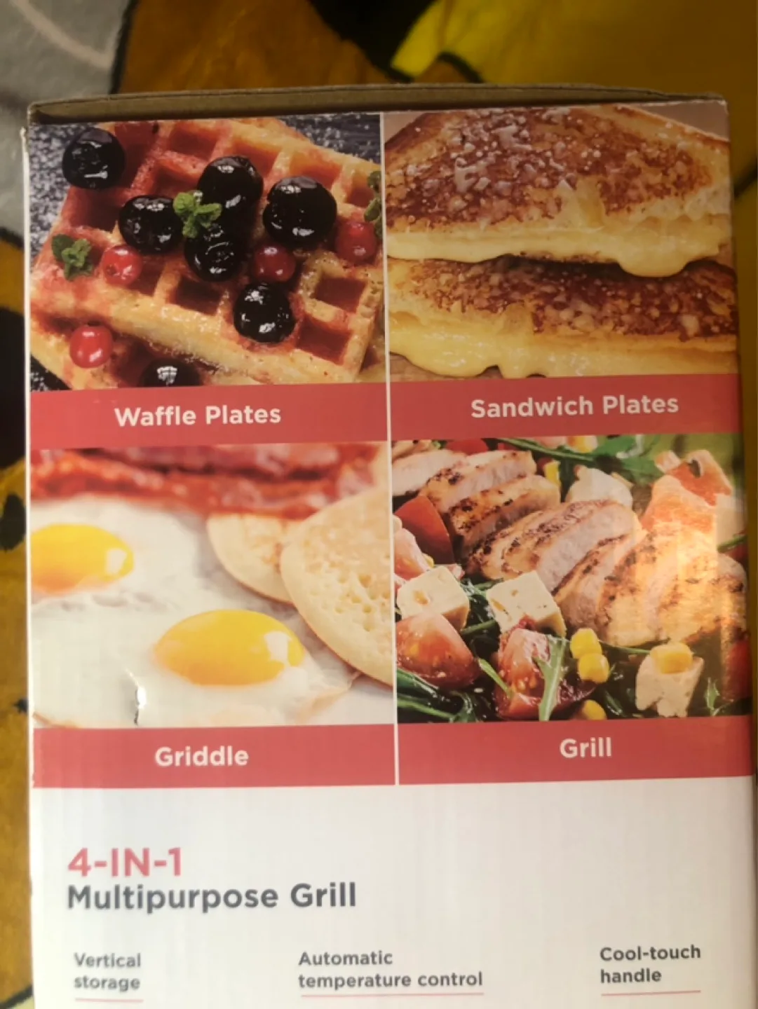 Black + Decker 4-in-1 Multipurpose Grill - Brand New image indicator(2)