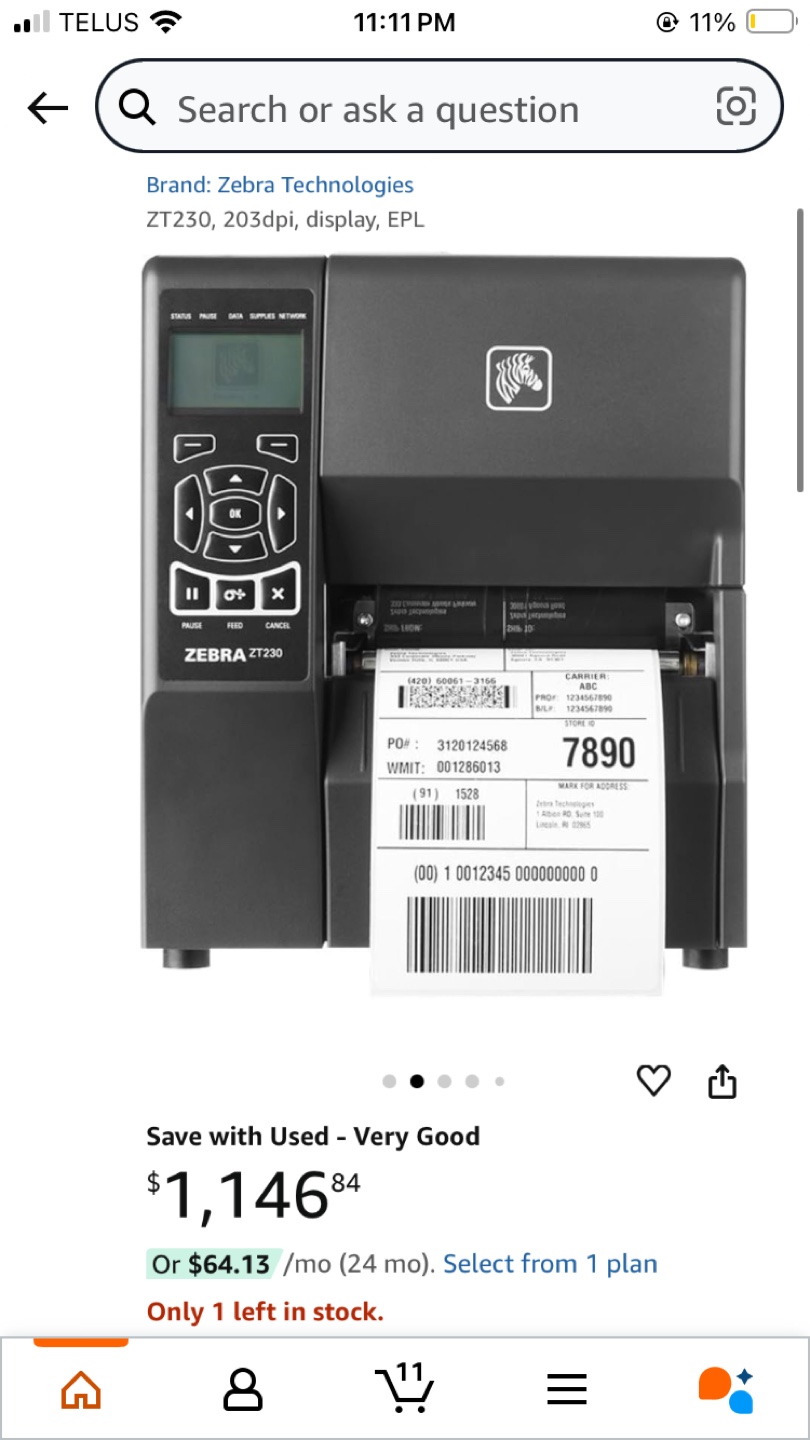 Thermal Barcode/Label Printer  & Label Rolls - photo 5