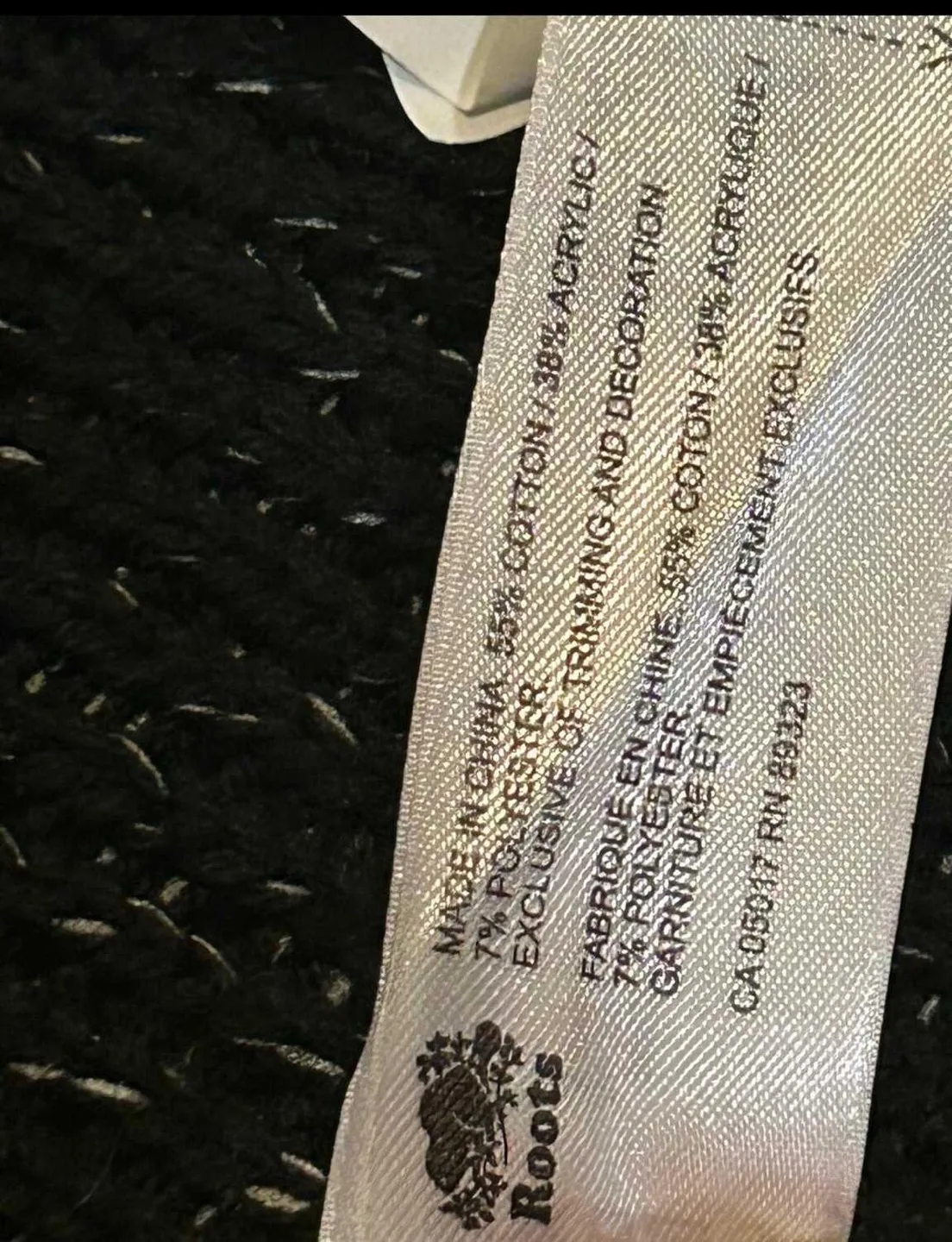 Roots Snowy Fox Open Cardigan - Size XS image indicator(5)