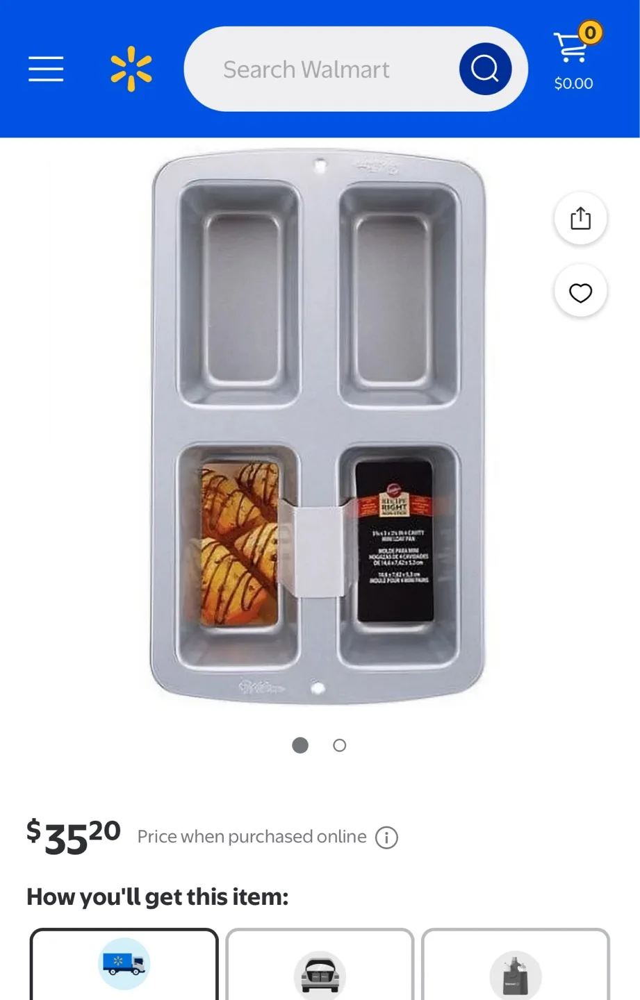 WILTON Non-Stick 4-Cavity Mini Loaf Pan image indicator(5)