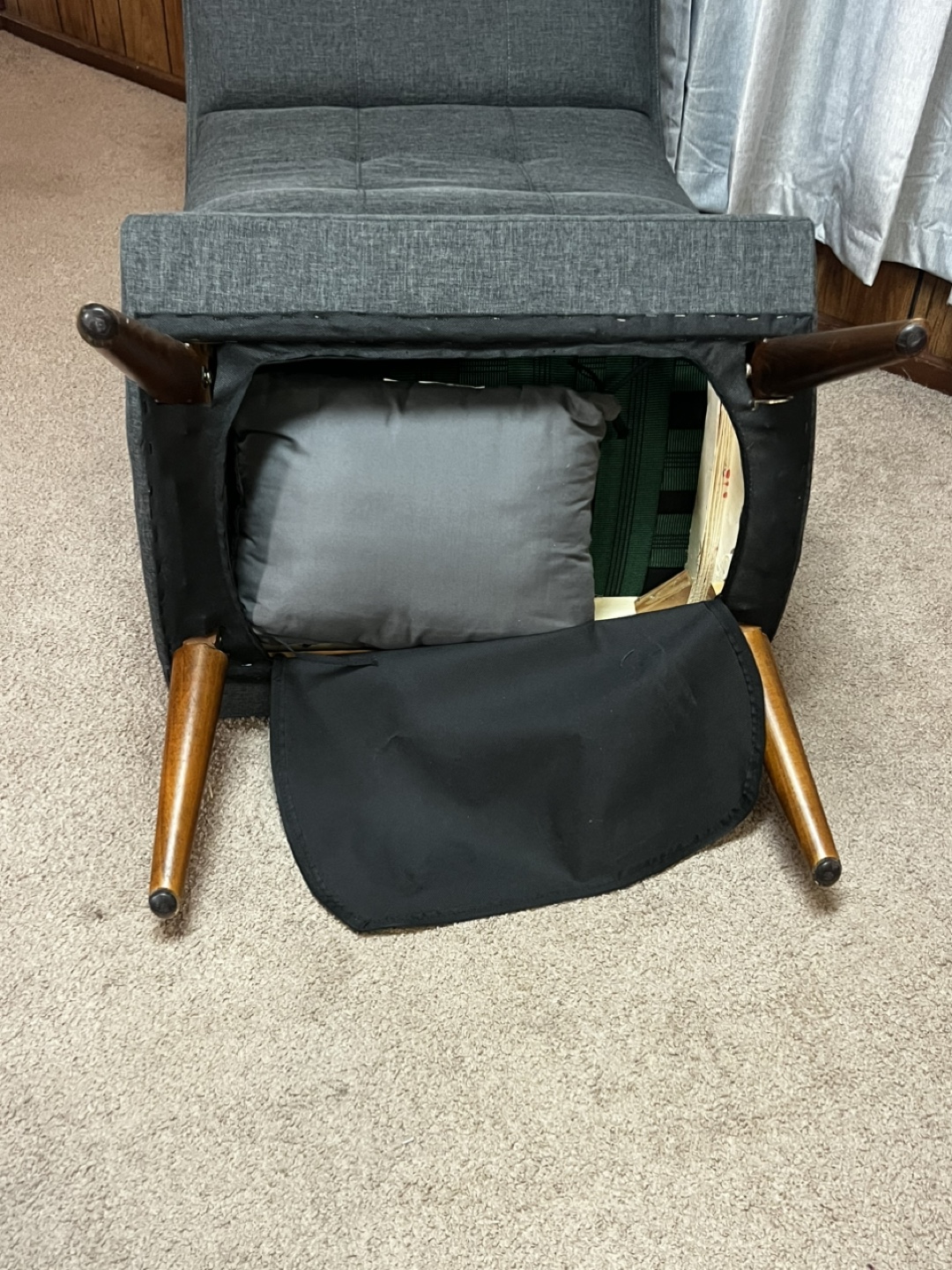 Modway GRY Upholstered Lounge Chair and Ottoman Set - photo 3