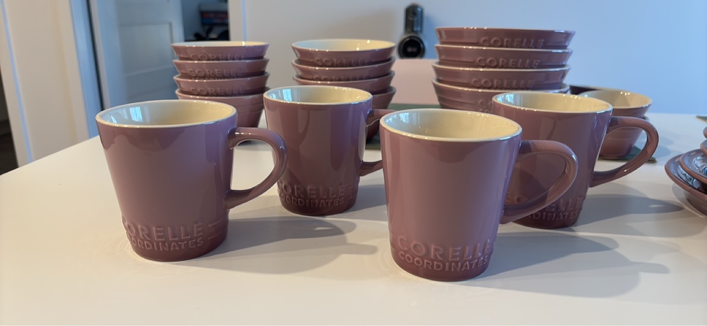 Corelle Coordinates Dinnerware Set - Purple / 28ps - photo 2
