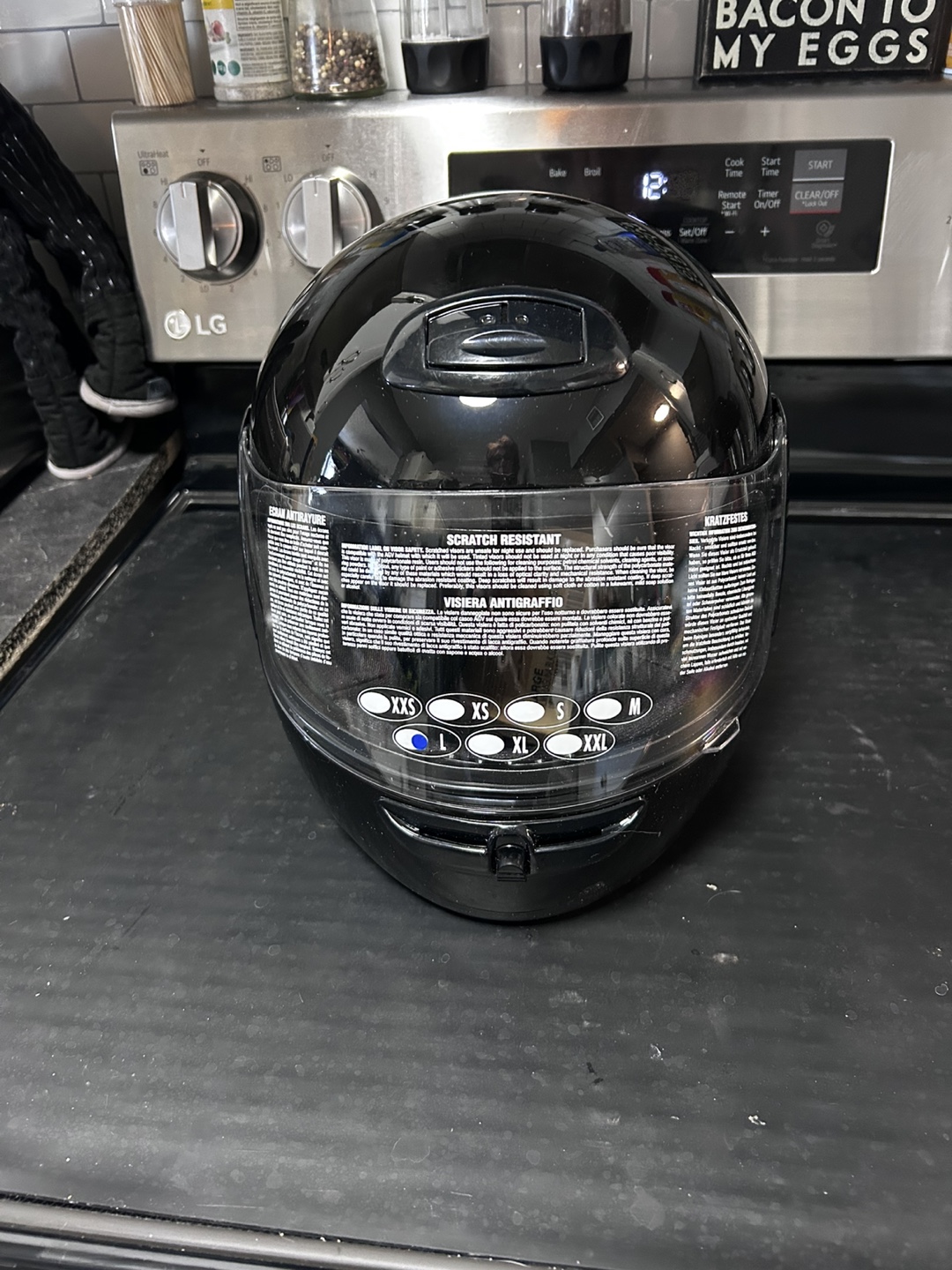 Harley-Davidson Motorcycle Helmet - Large - Black Gloss