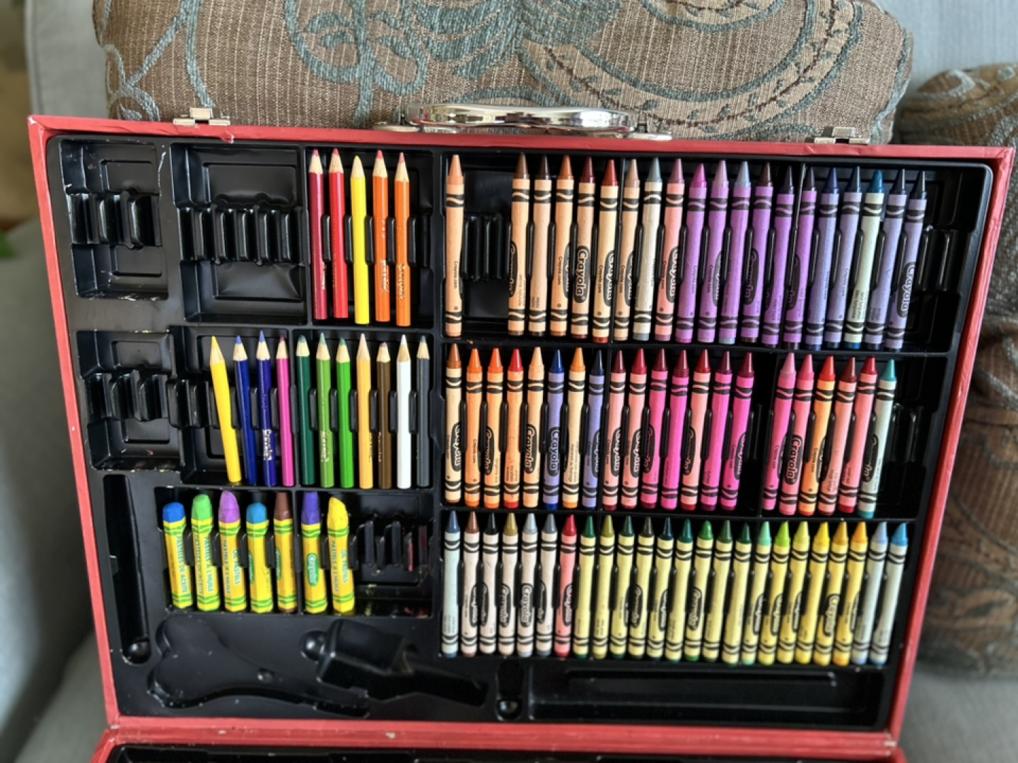 💚Art Supply Carry Case - Crayons, Markers, Pencils, Pastels - photo 2
