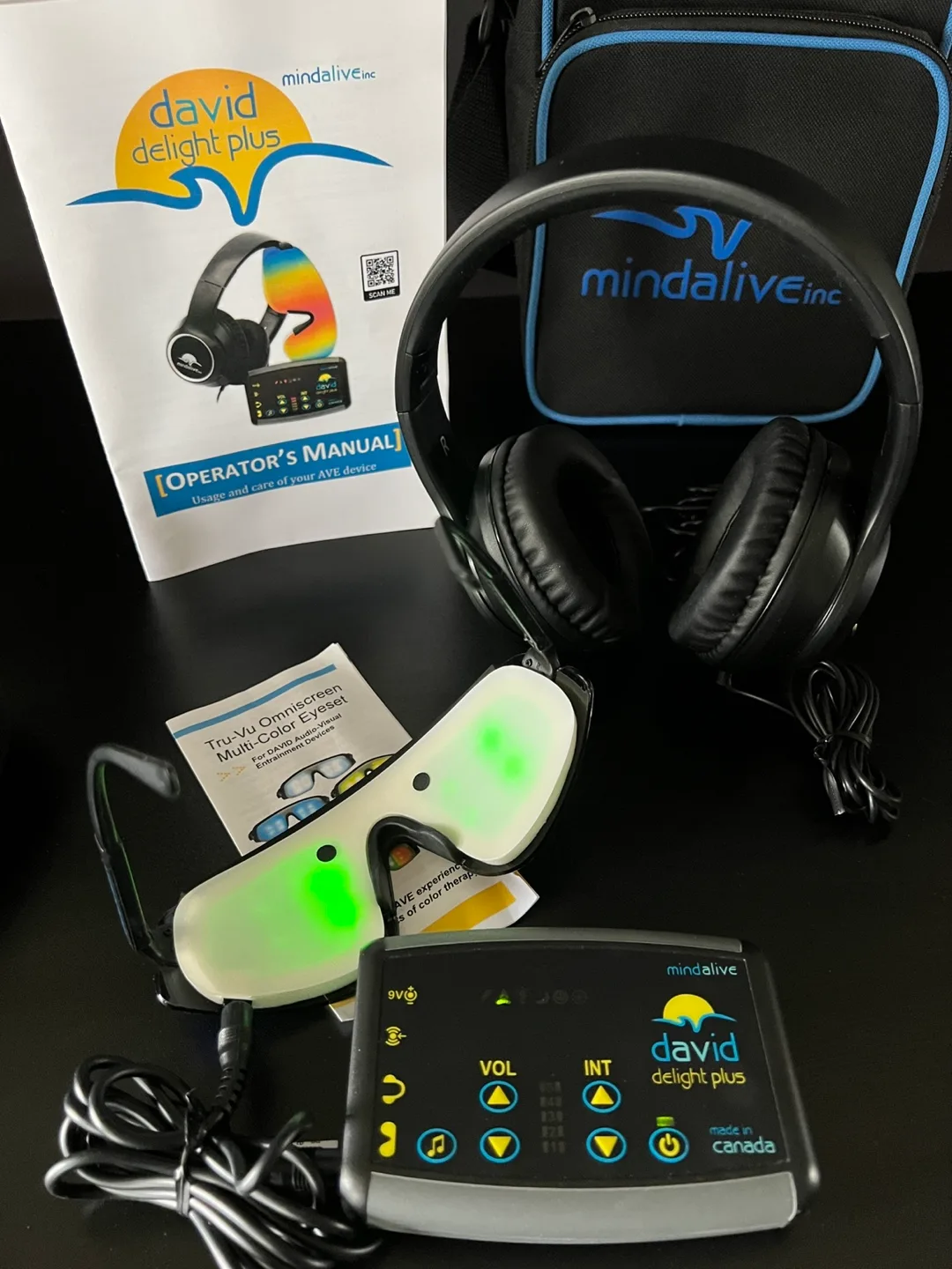 NEW MindAlive David Delight Plus AVS Device - Complete Set image indicator(5)