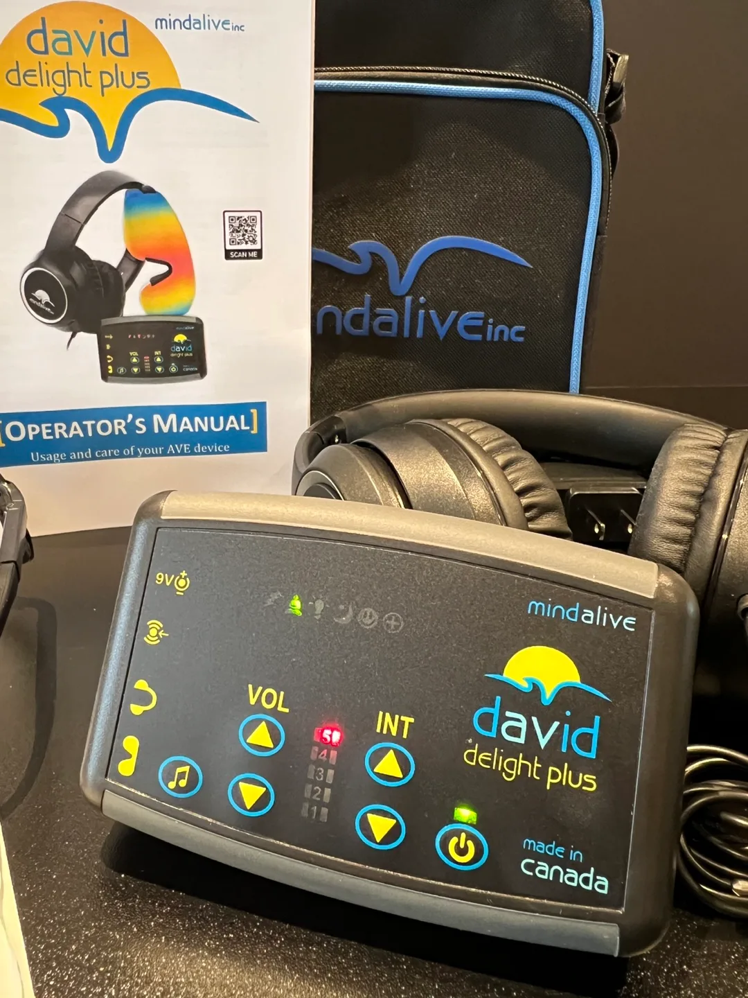NEW MindAlive David Delight Plus AVS Device - Complete Set image indicator(2)