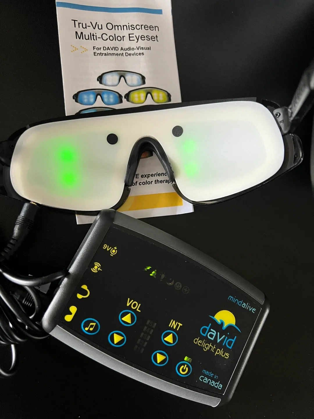 NEW MindAlive David Delight Plus AVS Device - Complete Set image indicator(8)