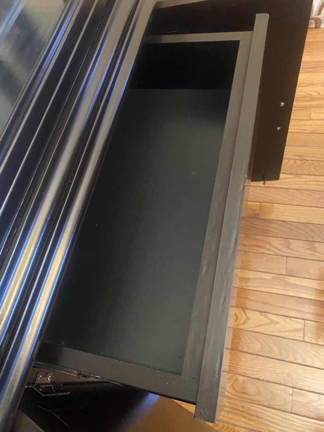 Black Wooden Display Cabinet - photo 5