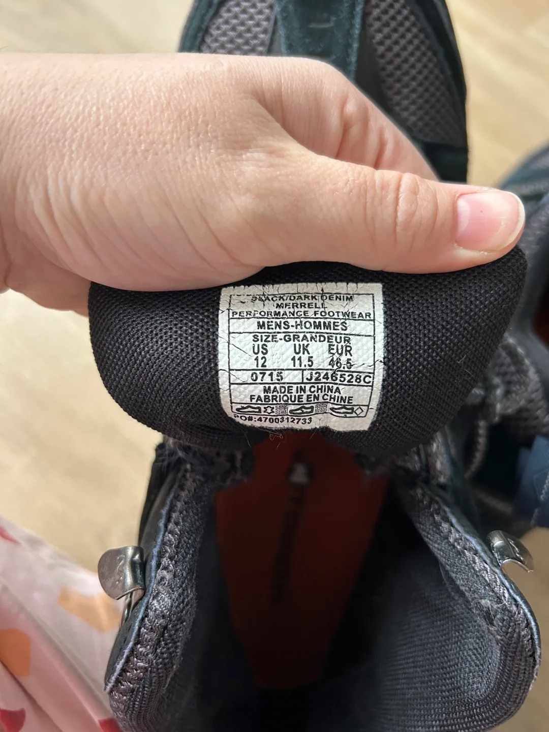 Men’s Size 12 Merrell Hiking Boots image indicator(4)