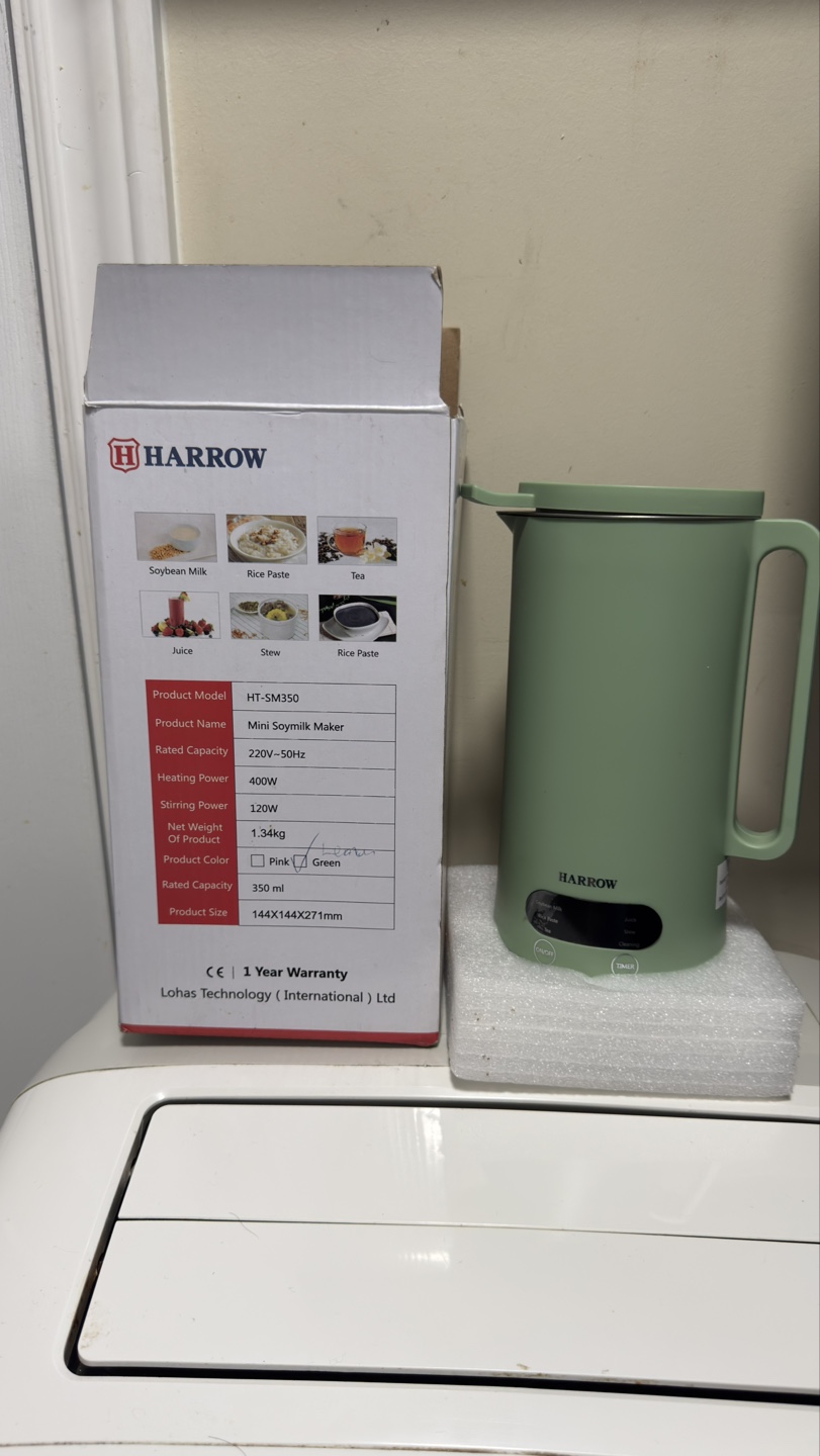 Harrow Mini Soymilk Maker - Mint Green - photo 2