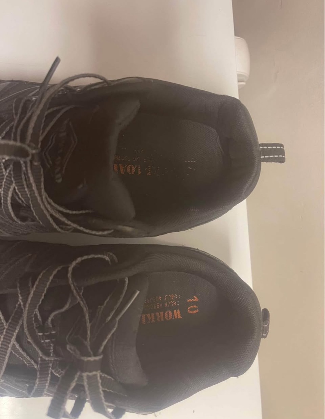 Men's Black Work Shoes - Size 10 - photo 2