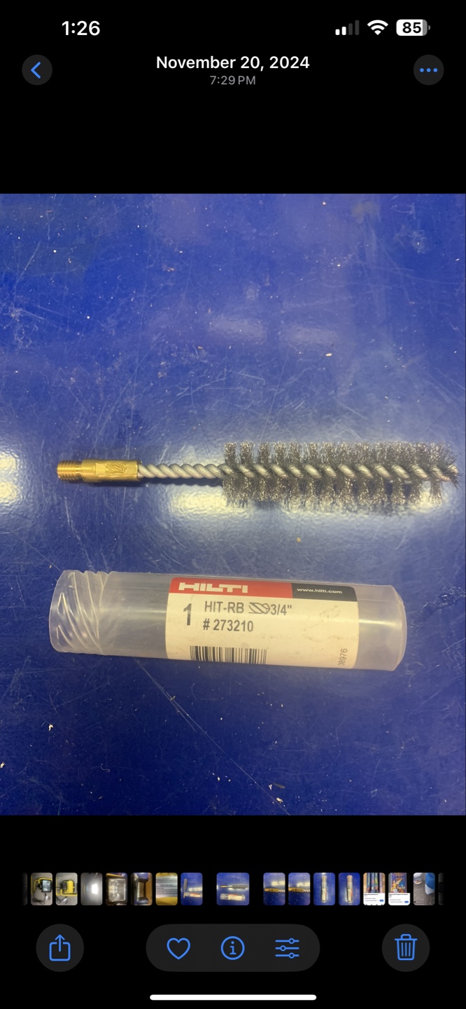 3/4 inch hilti steel wire brush - photo 2