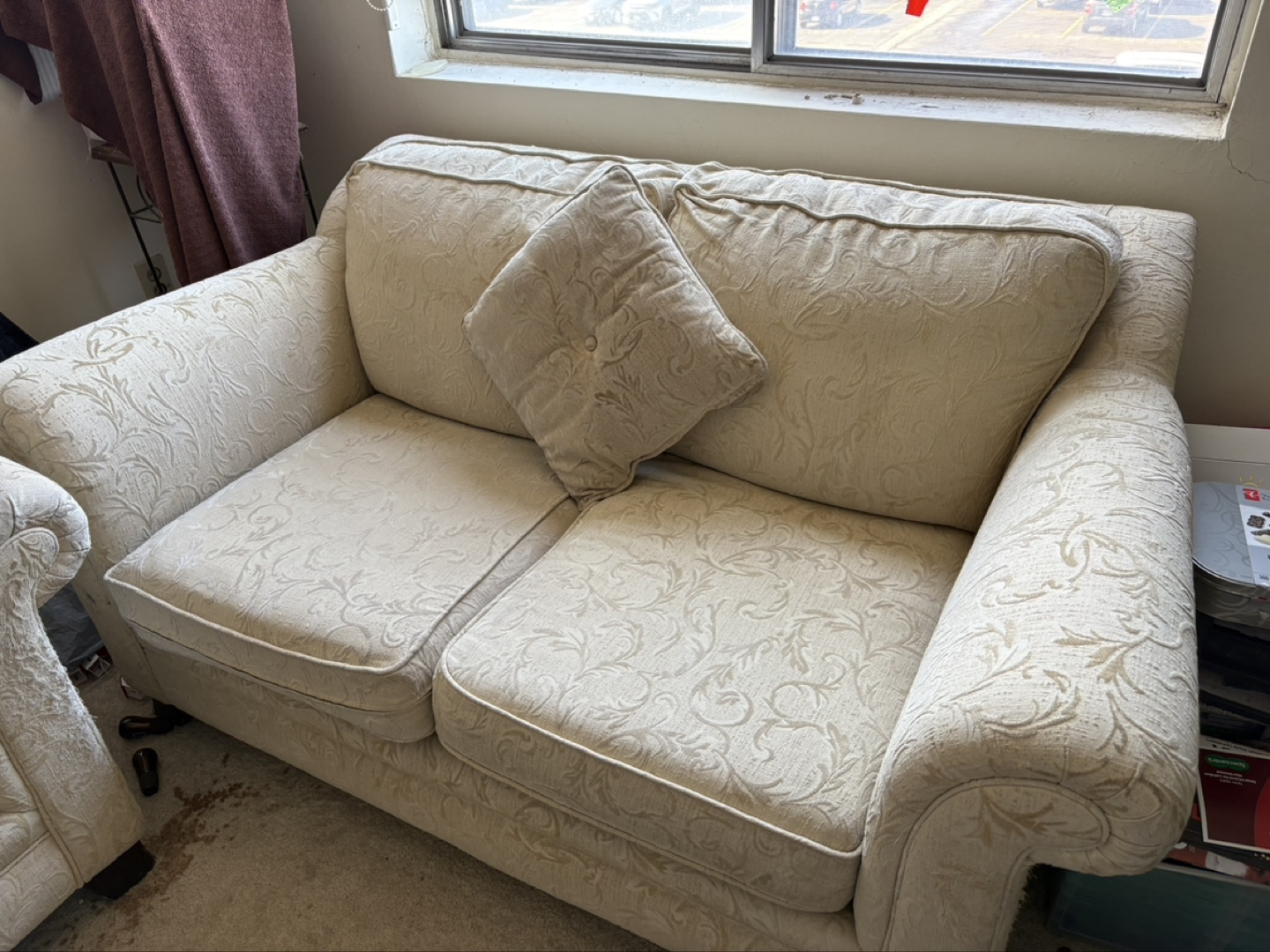 Beige Sofa and Loveseat Set - photo 2