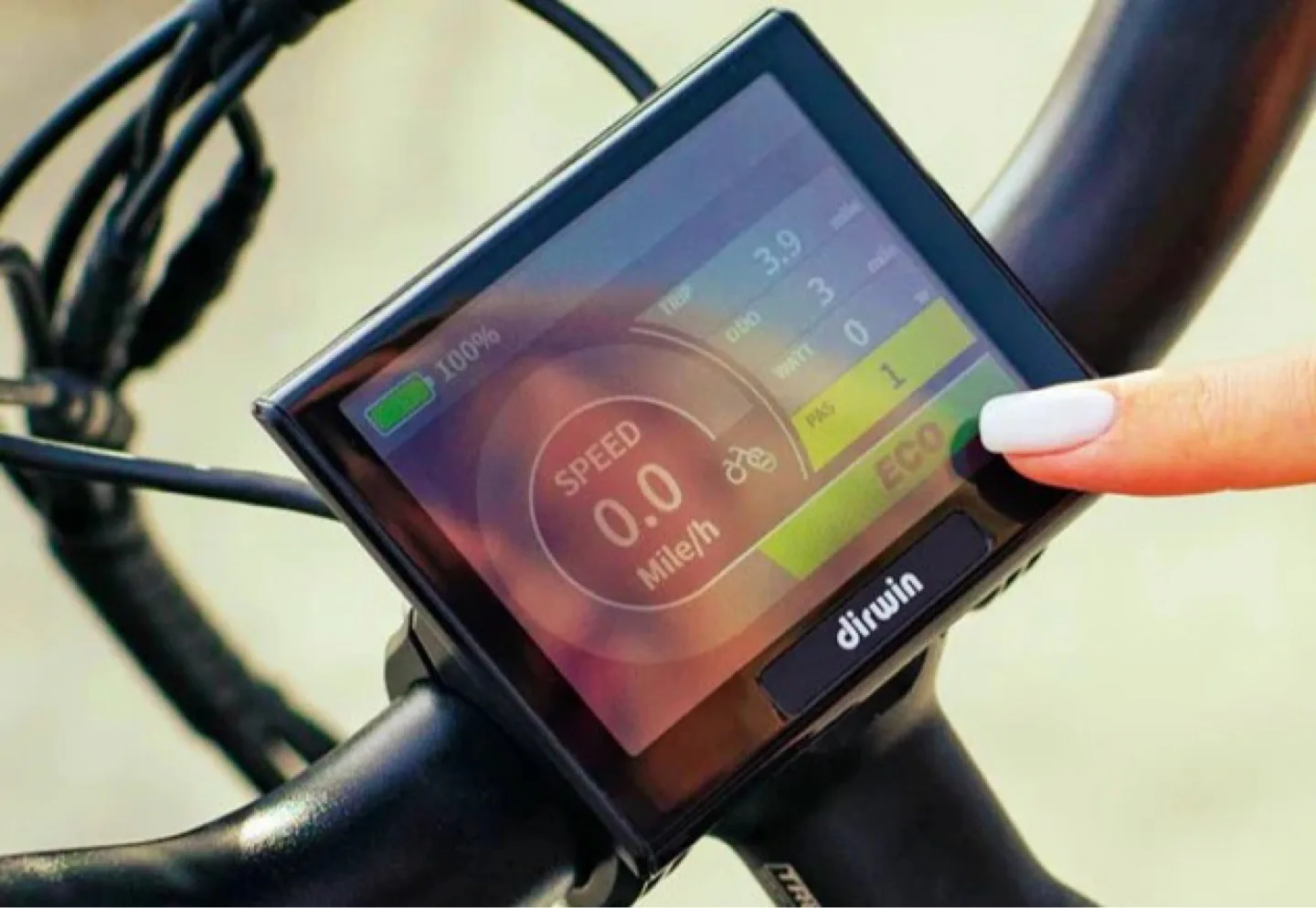 Brand New Diruin Fat tire Electric Bicycle e bike image indicator(5)