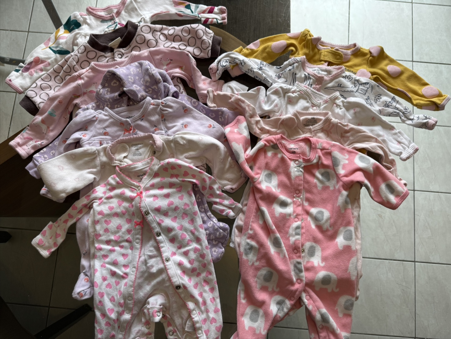 Huge Baby Girl Clothes Bundle - Newborn