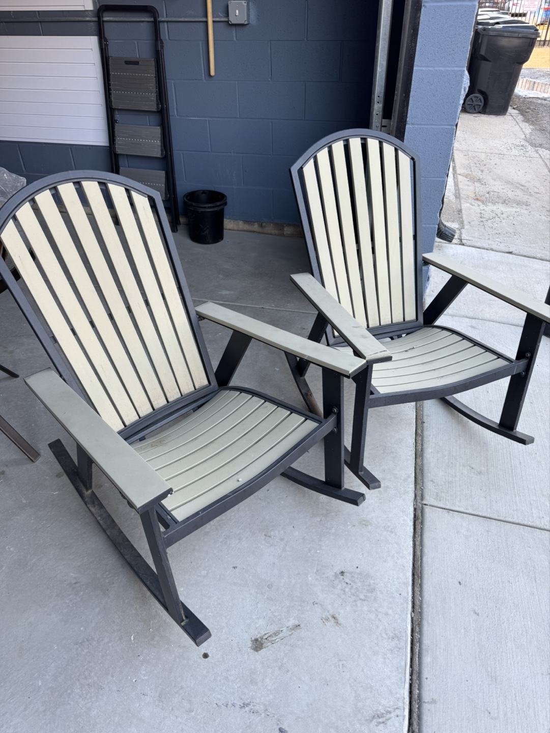Pair of Outdoor Rocking Chairs