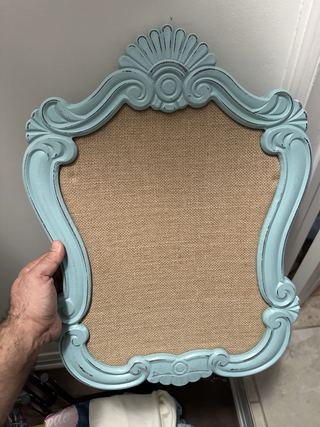 Teal Corkboard Frame