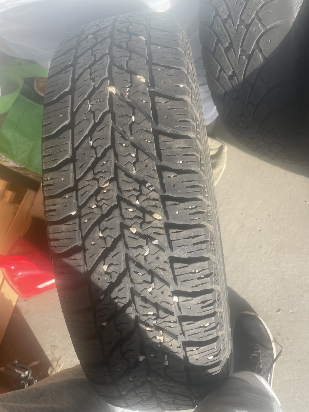Used Goodyear Ultra Grip Ice 2 Winter Tires - 225/65R17 - photo 2