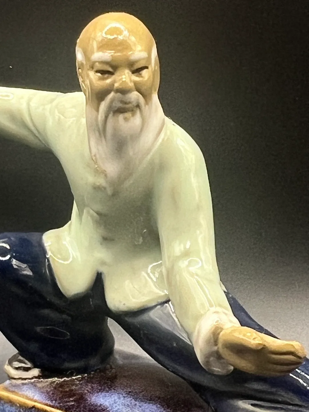 Vintage Tai Chi Ceramic Figurine image indicator(2)